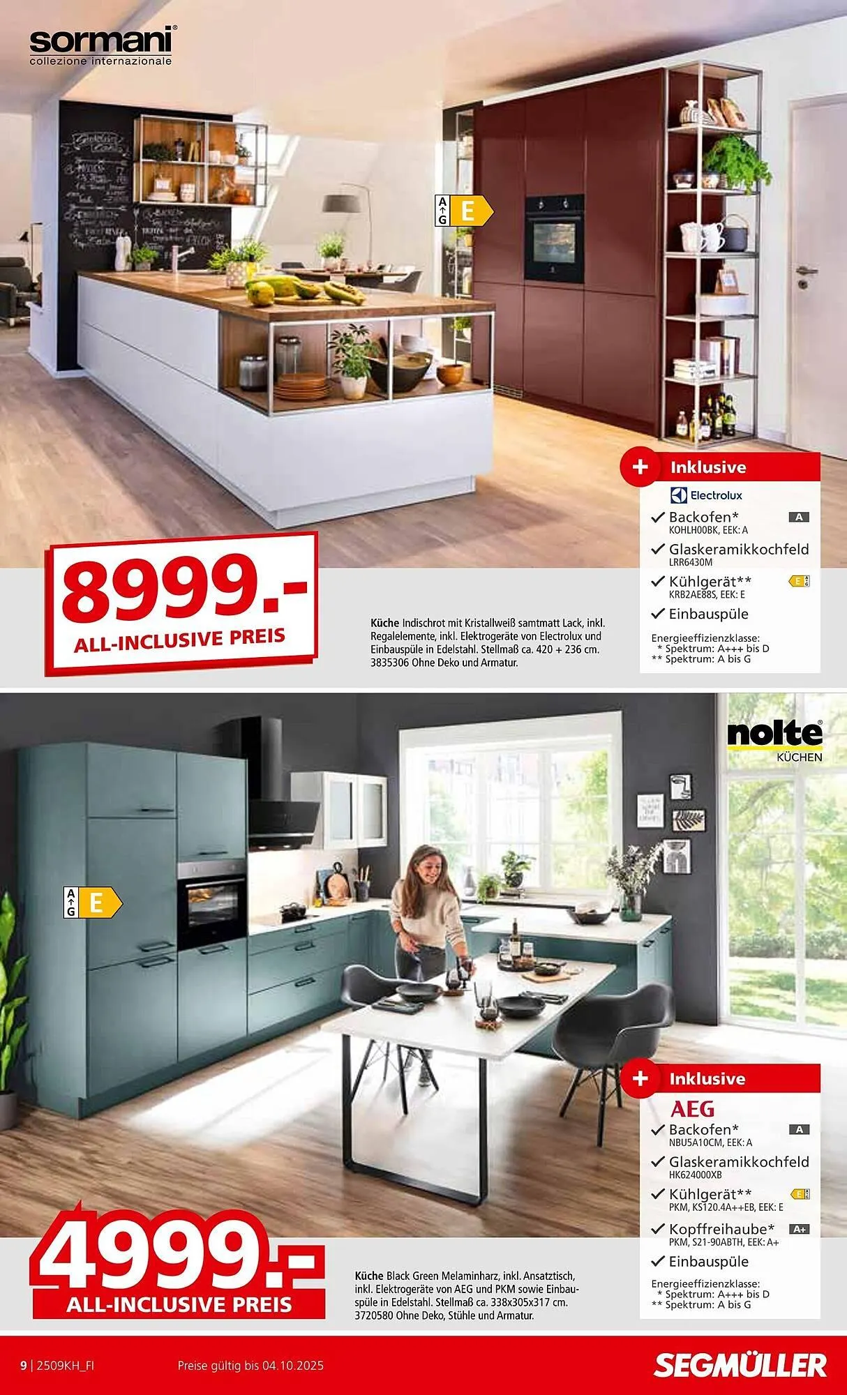 Segmüller Prospekt von 30. August bis 4. Oktober 2025 - Prospekt seite 9