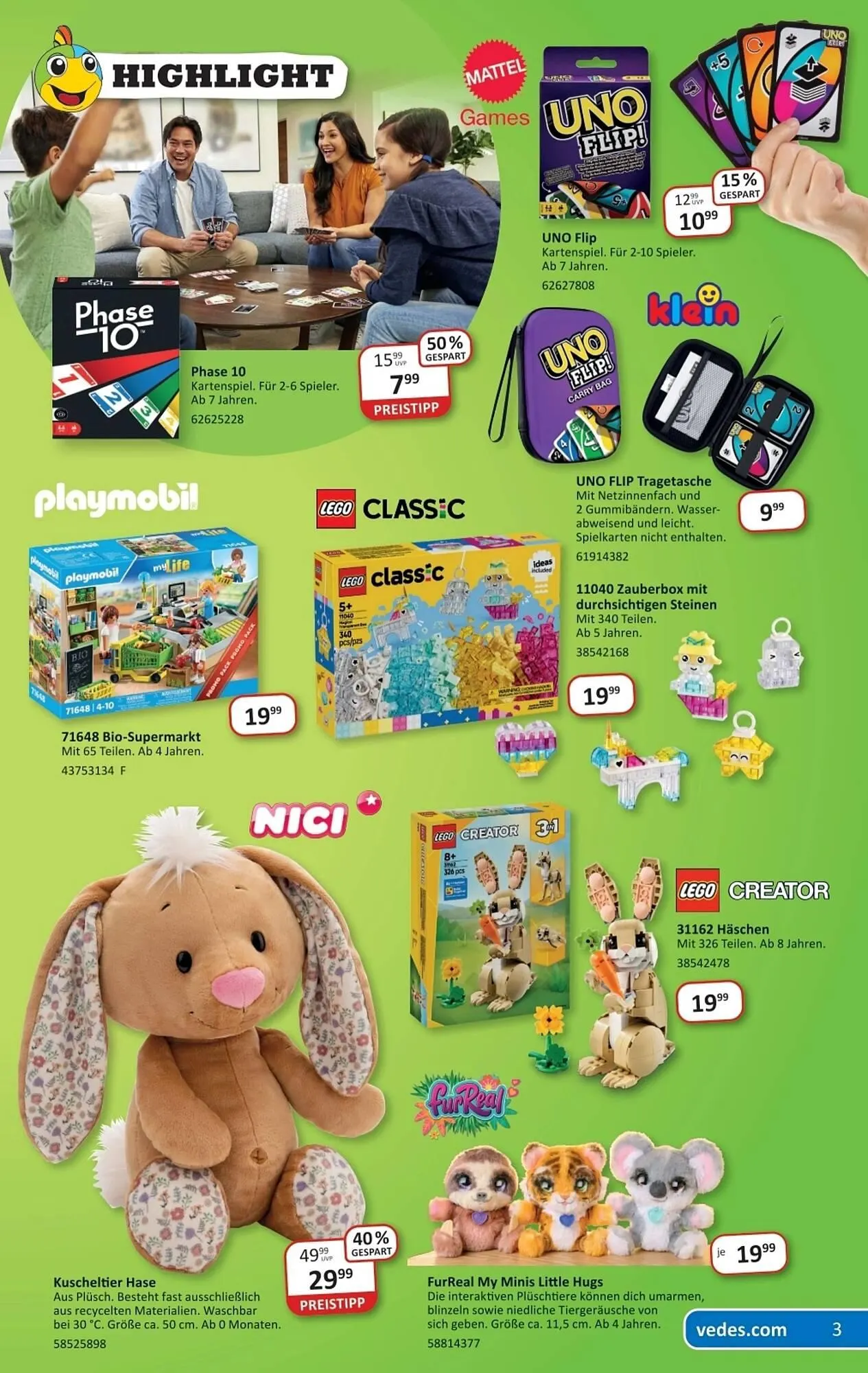 Vedes Prospekt von 31. März bis 1. Mai 2025 - Prospekt seite 3