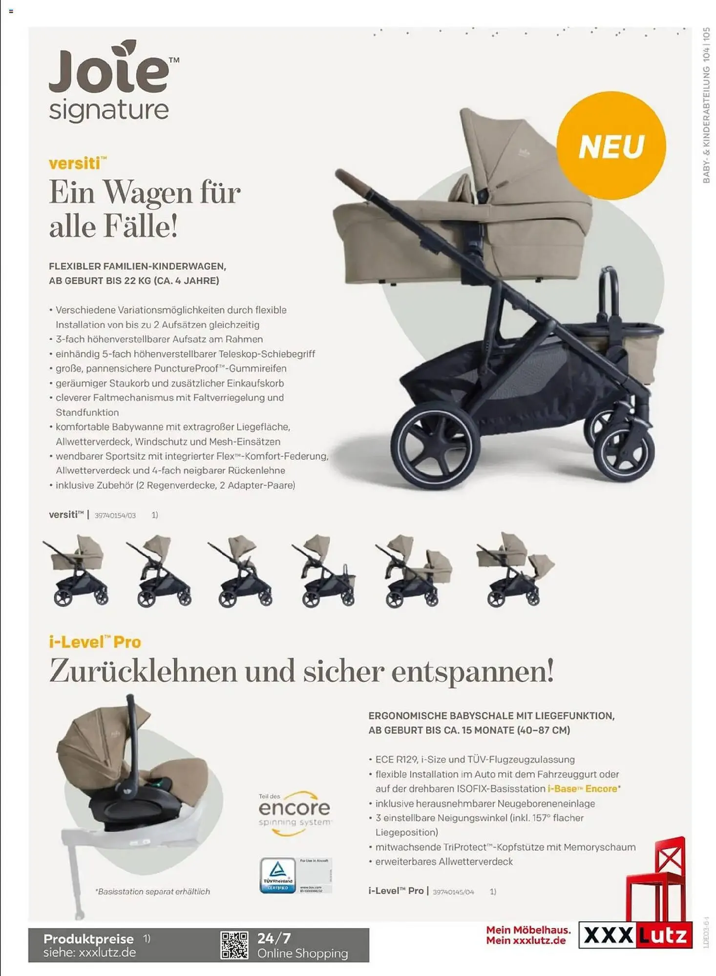 XXXLutz Magazin von 1. März bis 31. August 2026 - Prospekt seite 105