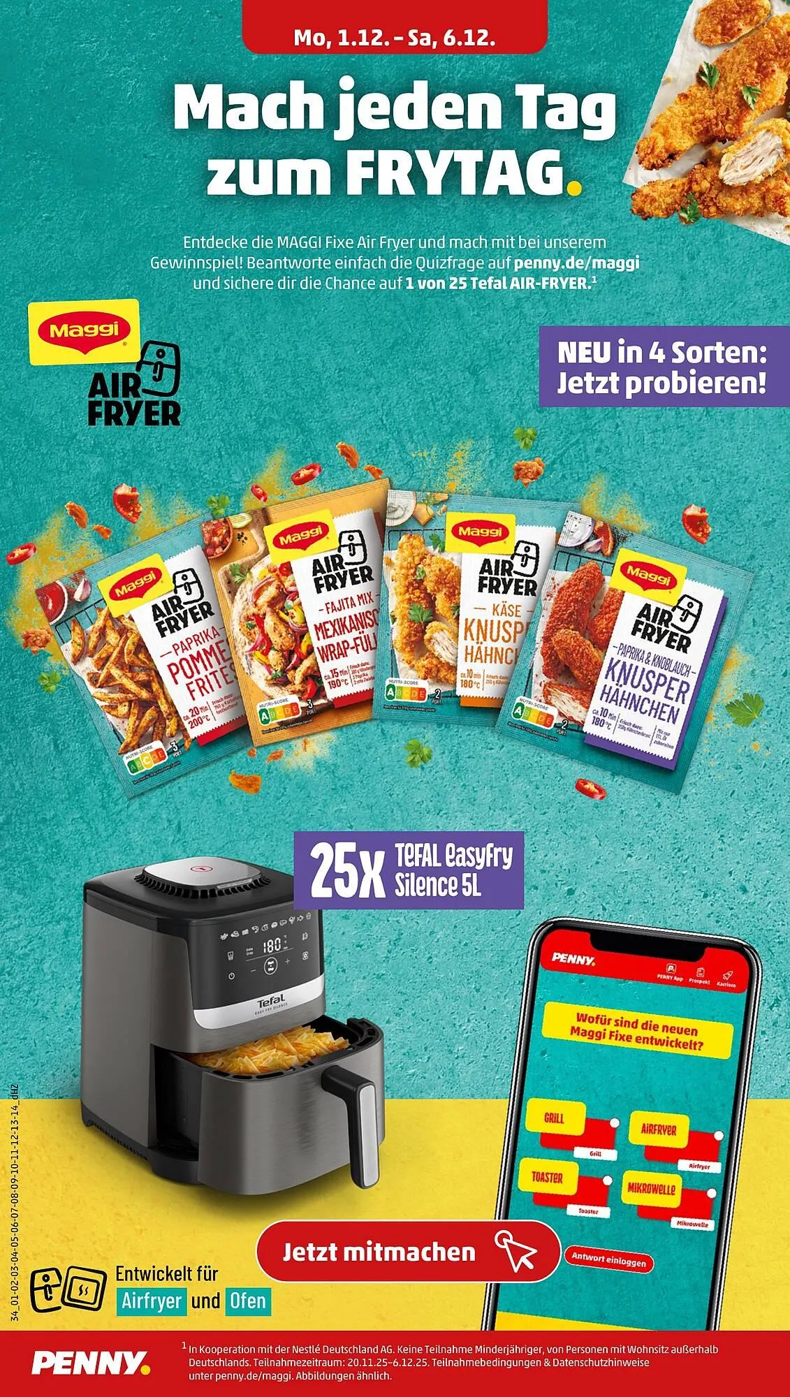 PENNY Prospekt von 1. Dezember bis 6. Dezember 2025 - Prospekt seite 36