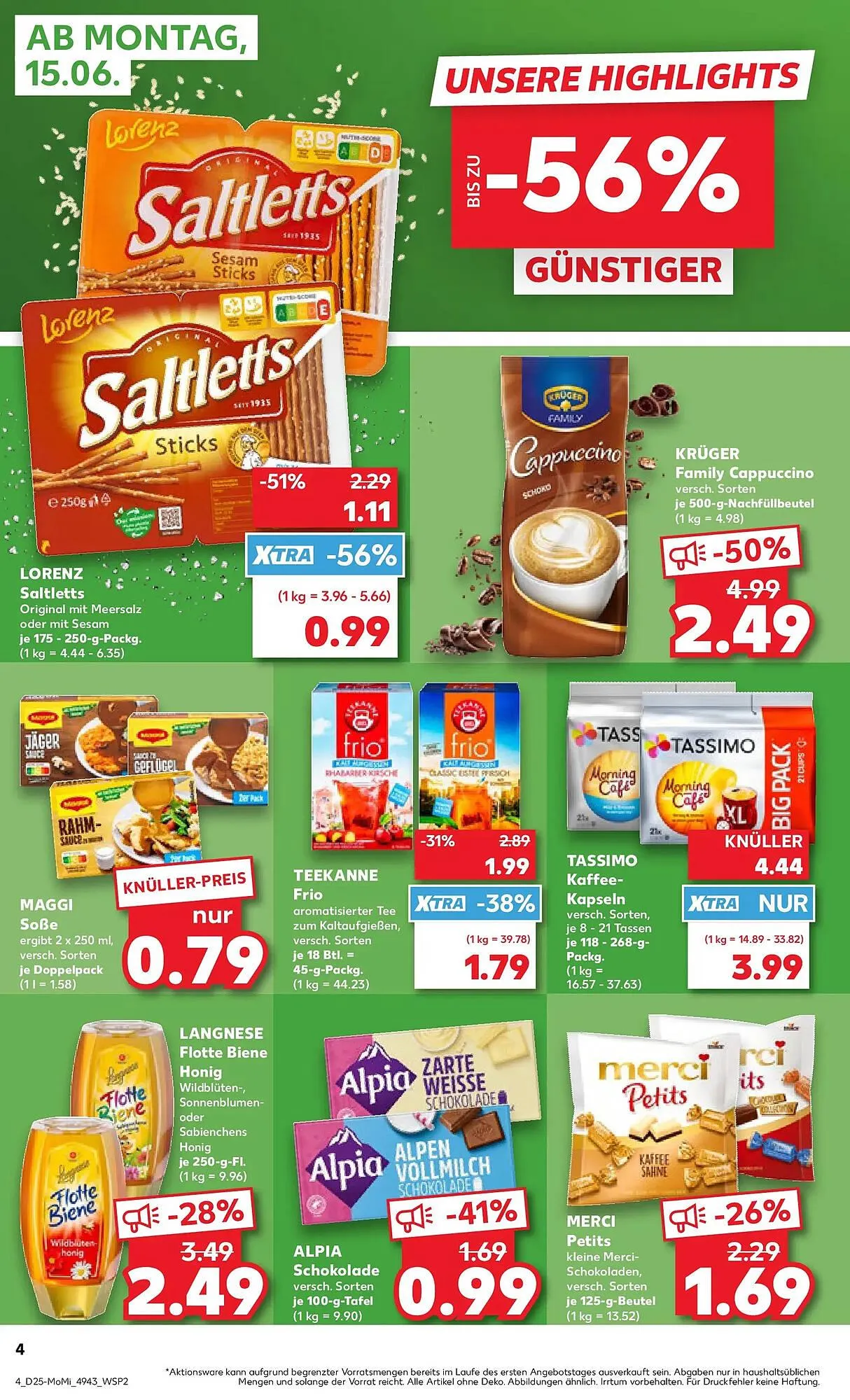 Kaufland Prospekt von 14. Juni bis 17. Juni 2026 - Prospekt seite 4