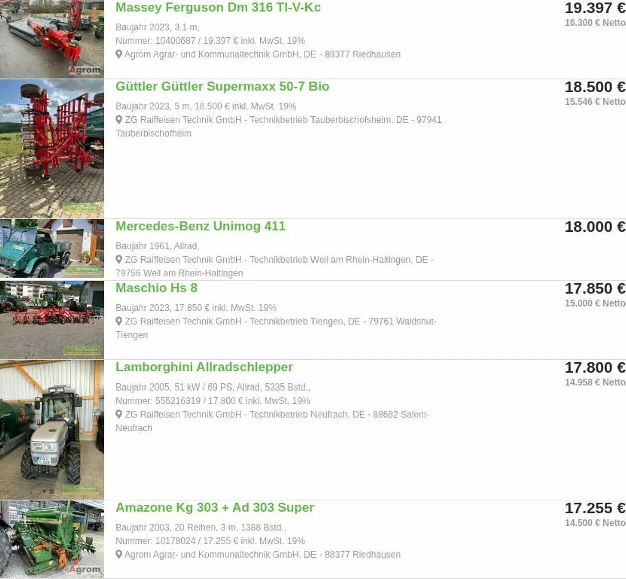 ZG Raiffeisen Aktueller Prospekt von 7. April bis 16. April 2025 - Prospekt seite 17