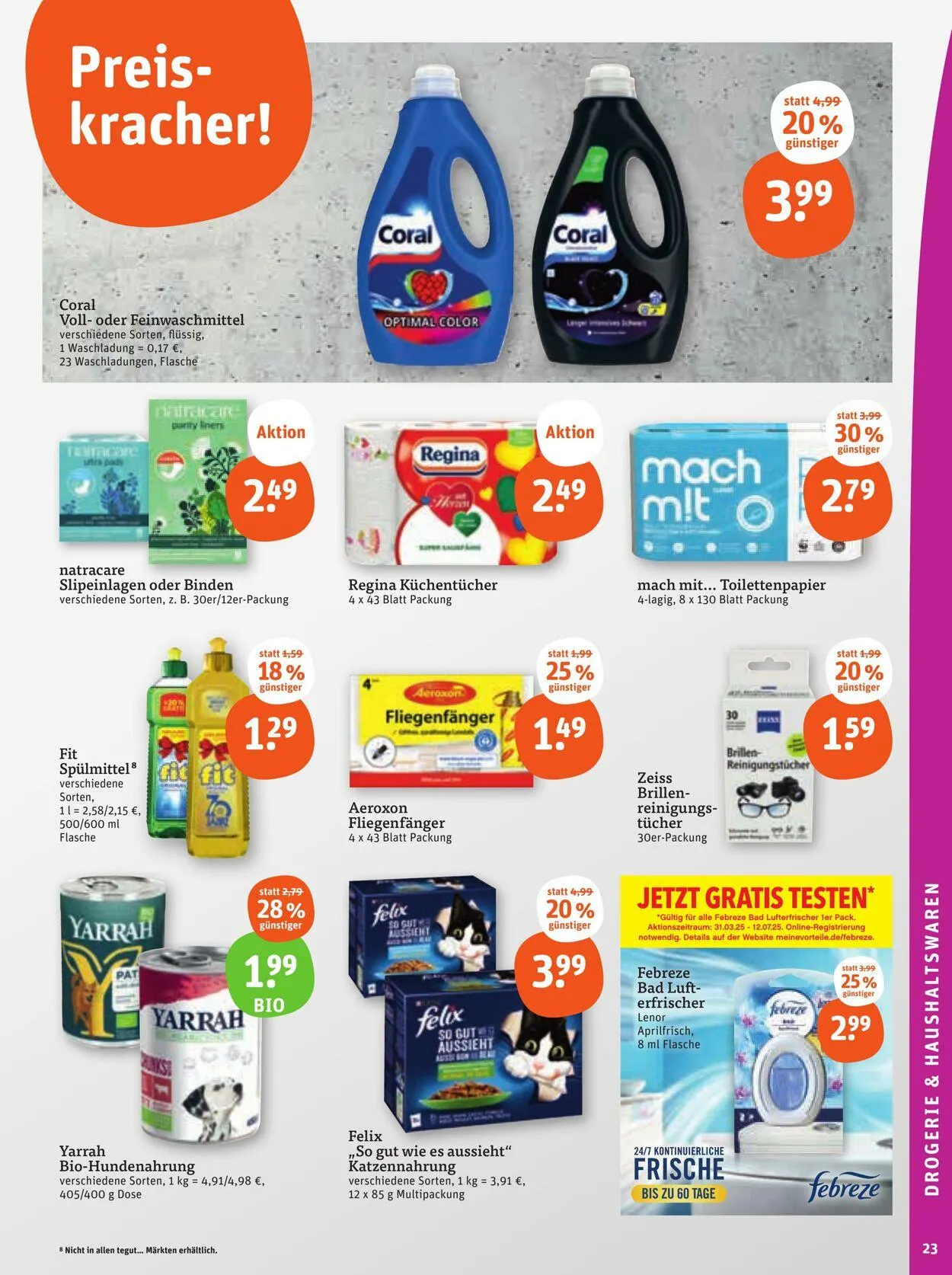 Tegut Aktueller Prospekt von 19. Mai bis 25. Mai 2025 - Prospekt seite 25