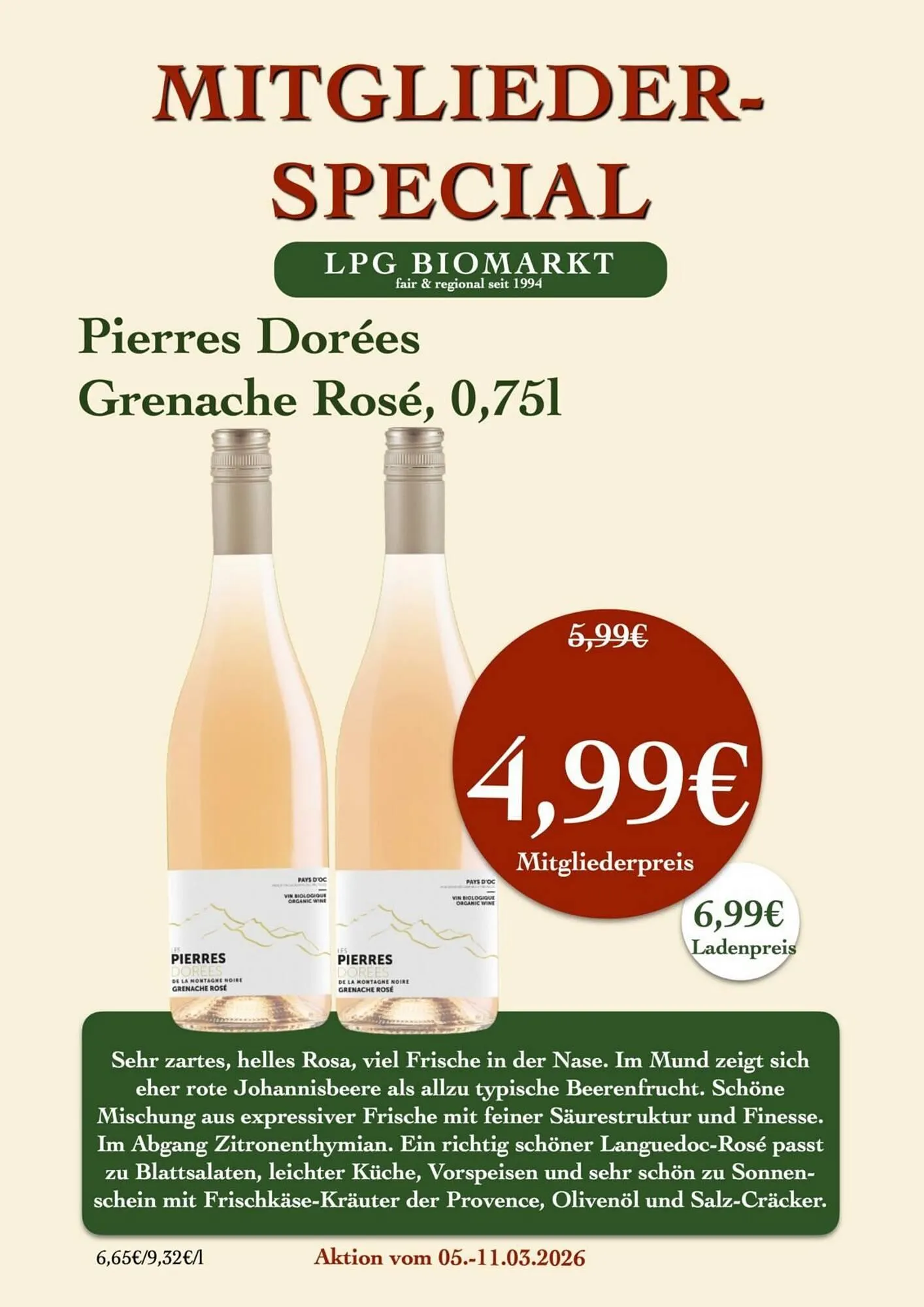 LPG Biomarkt Prospekt von 5. März bis 11. März 2026 - Prospekt seite 7