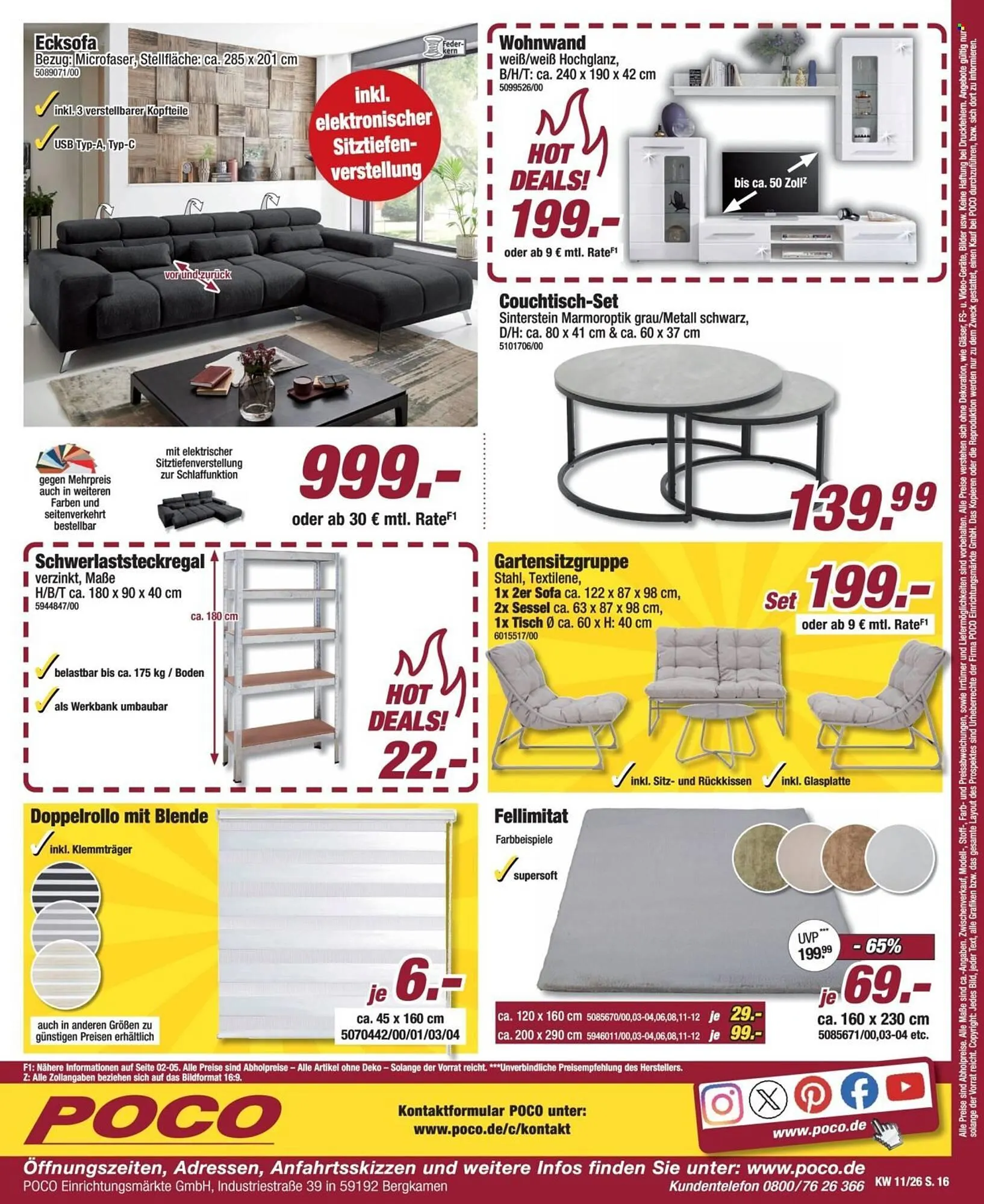 Poco Prospekt von 8. März bis 15. März 2026 - Prospekt seite 16