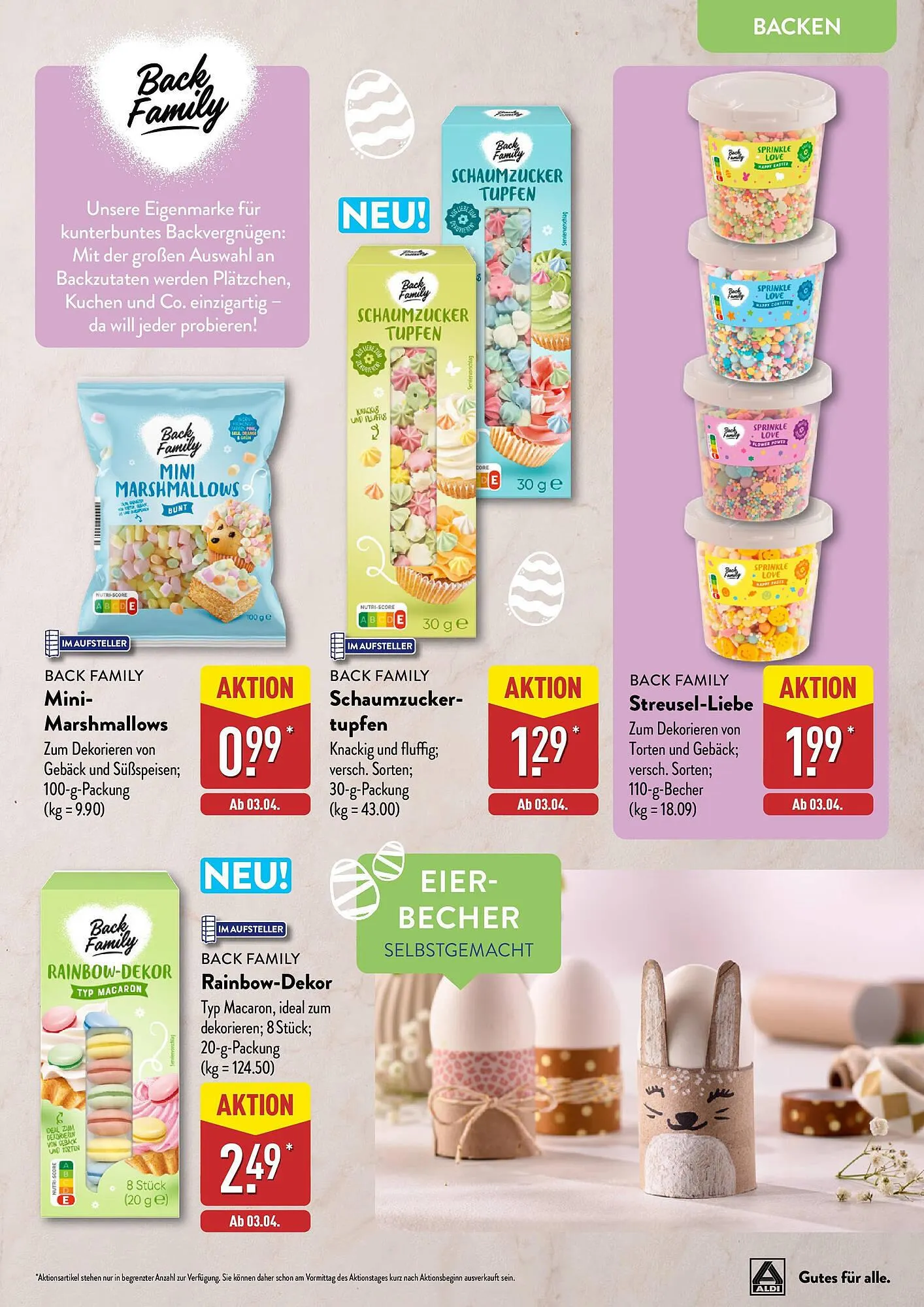 Aldi Nord Prospekt von 16. März bis 17. April 2025 - Prospekt seite 23