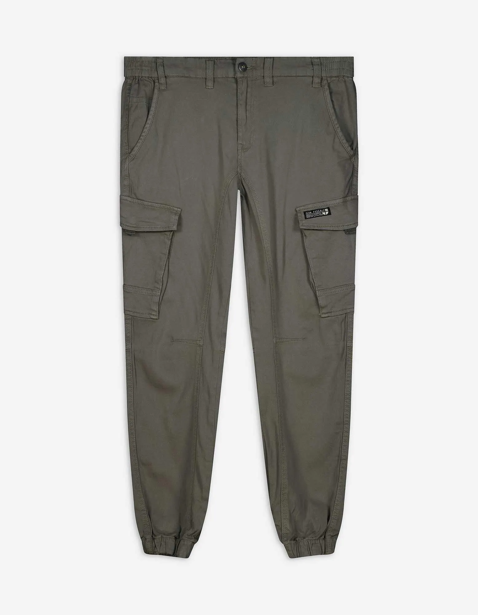 Pantaloni cargo - Tasche applicate - verde