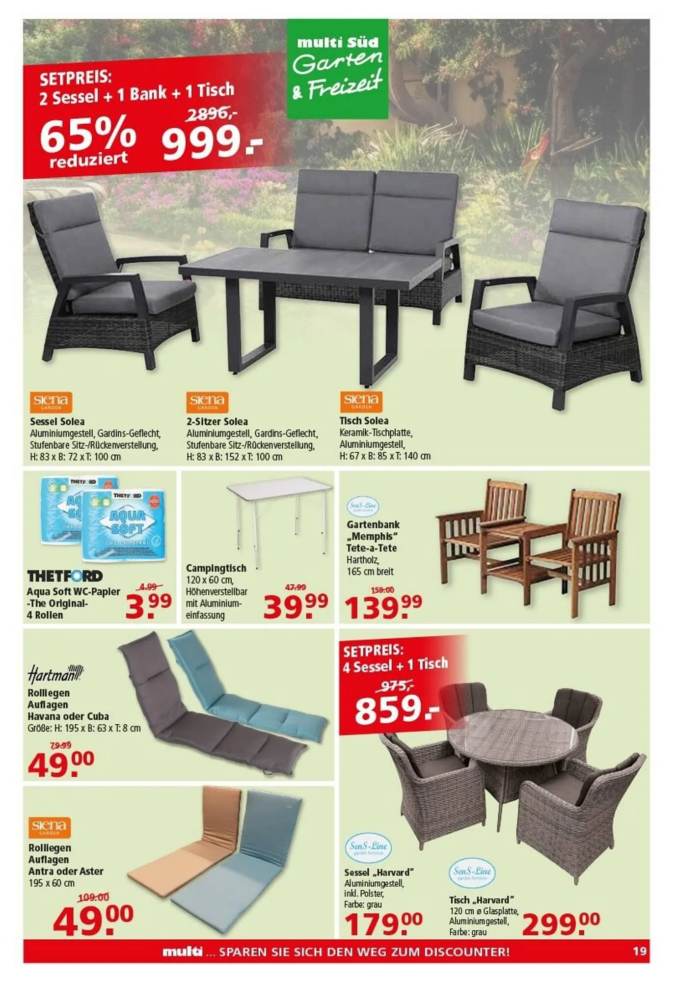 Multi Markt Prospekt von 14. Juli bis 19. Juli 2025 - Prospekt seite 19