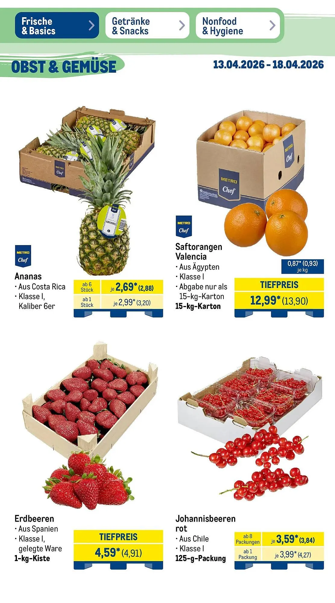 METRO Prospekt von 12. April bis 18. April 2026 - Prospekt seite 8