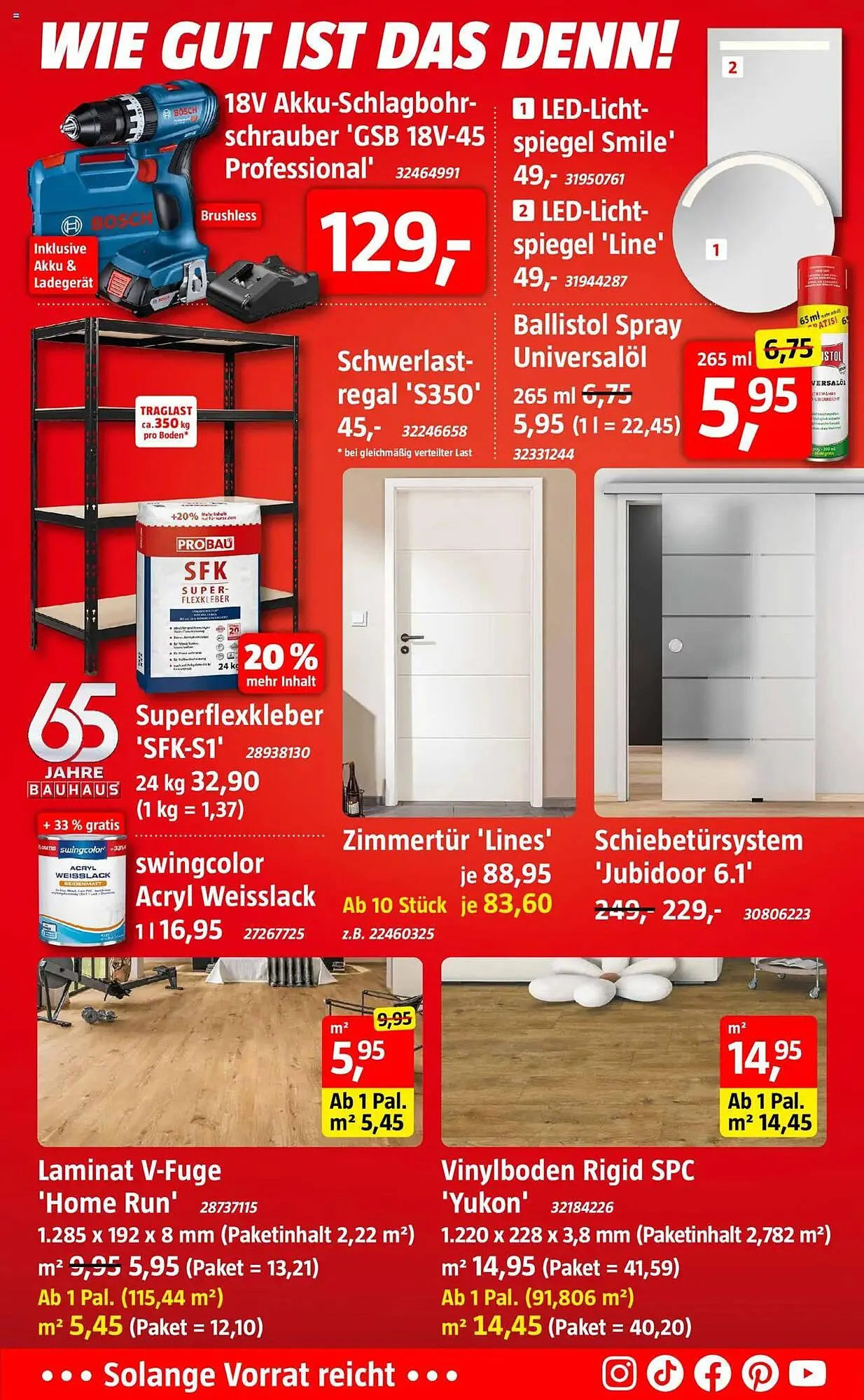 Bauhaus Prospekt von 10. August bis 31. August 2025 - Prospekt seite 7