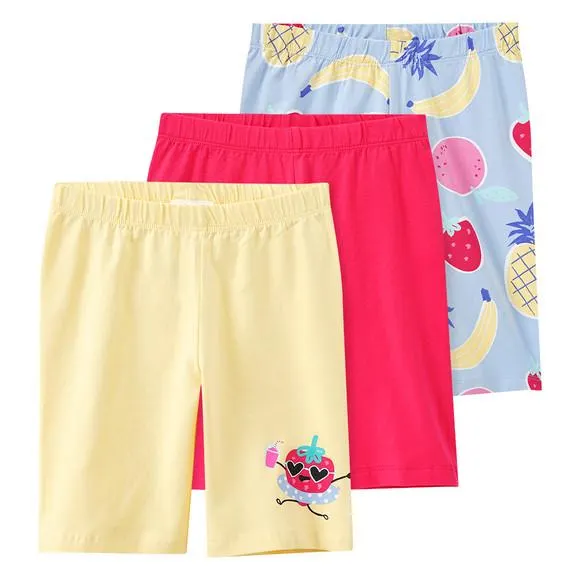 3 Mädchen Radler mit bunten Motiven