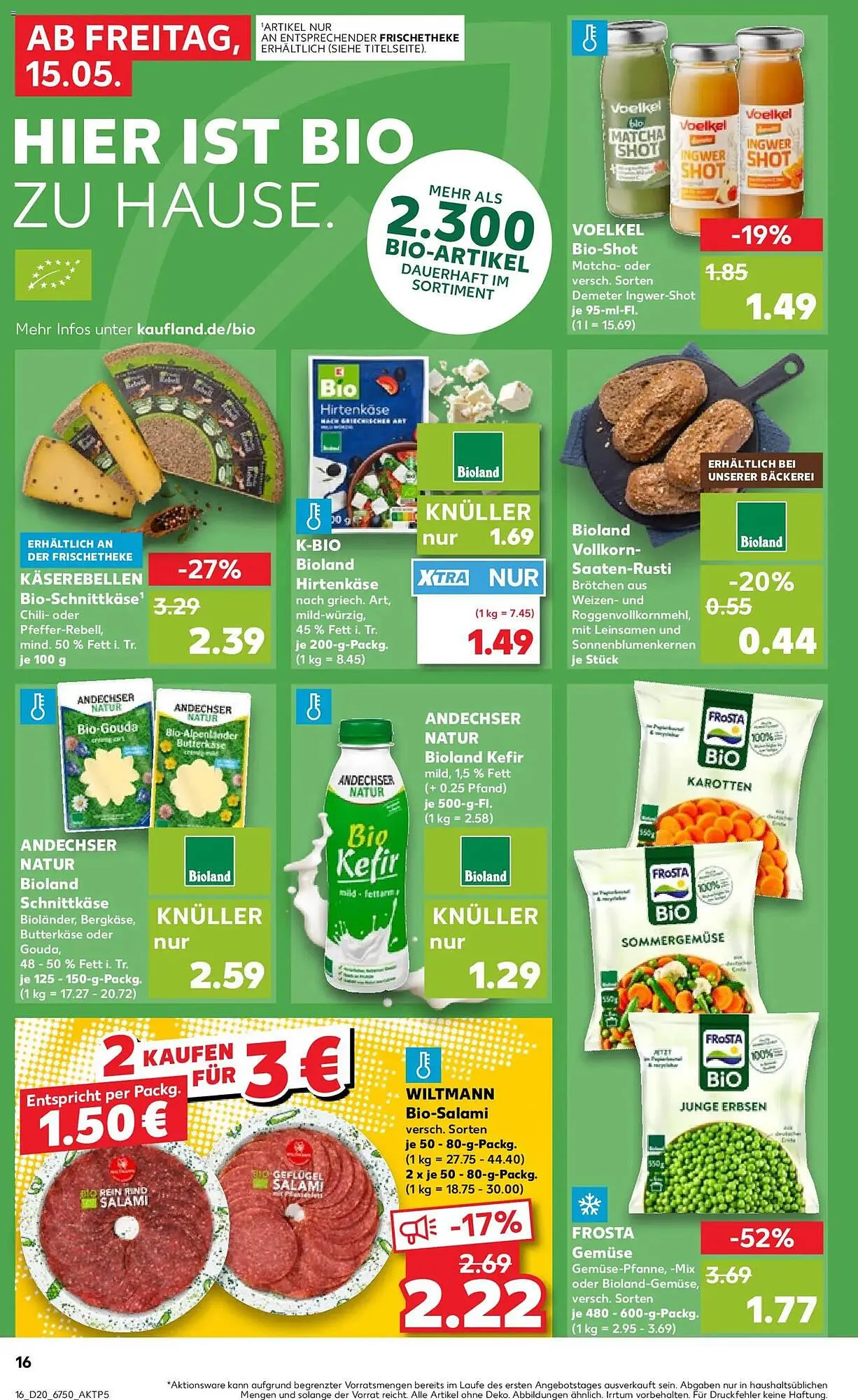 Kaufland Prospekt von 15. Mai bis 20. Mai 2026 - Prospekt seite 16
