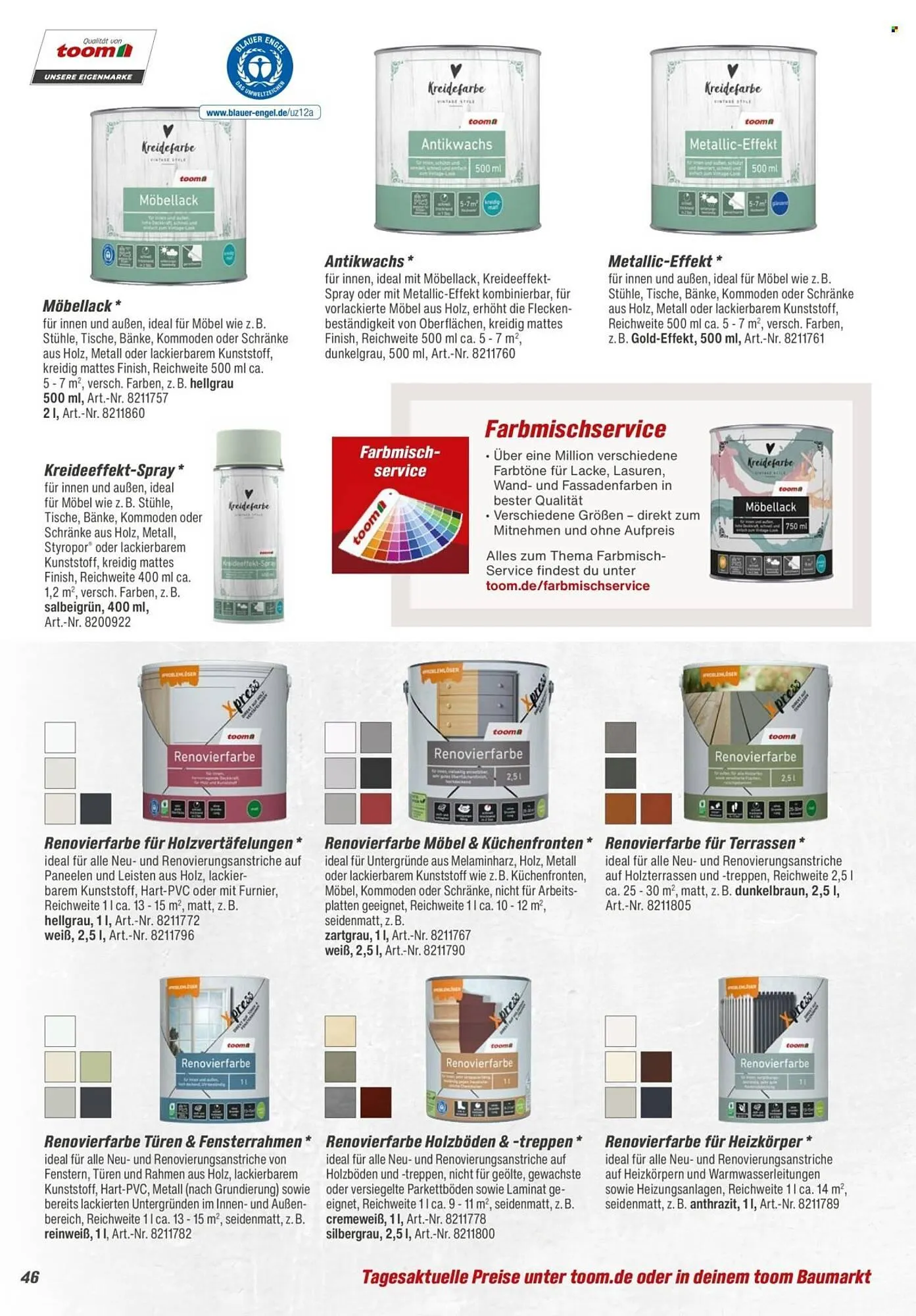 Toom Baumarkt Prospekt von 14. Februar bis 30. April 2026 - Prospekt seite 46
