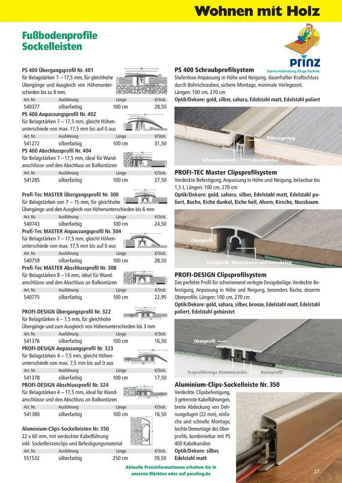 Holz-& Baukatalog 2024/25 von 27. März bis 31. Januar 2025 - Prospekt seite 27