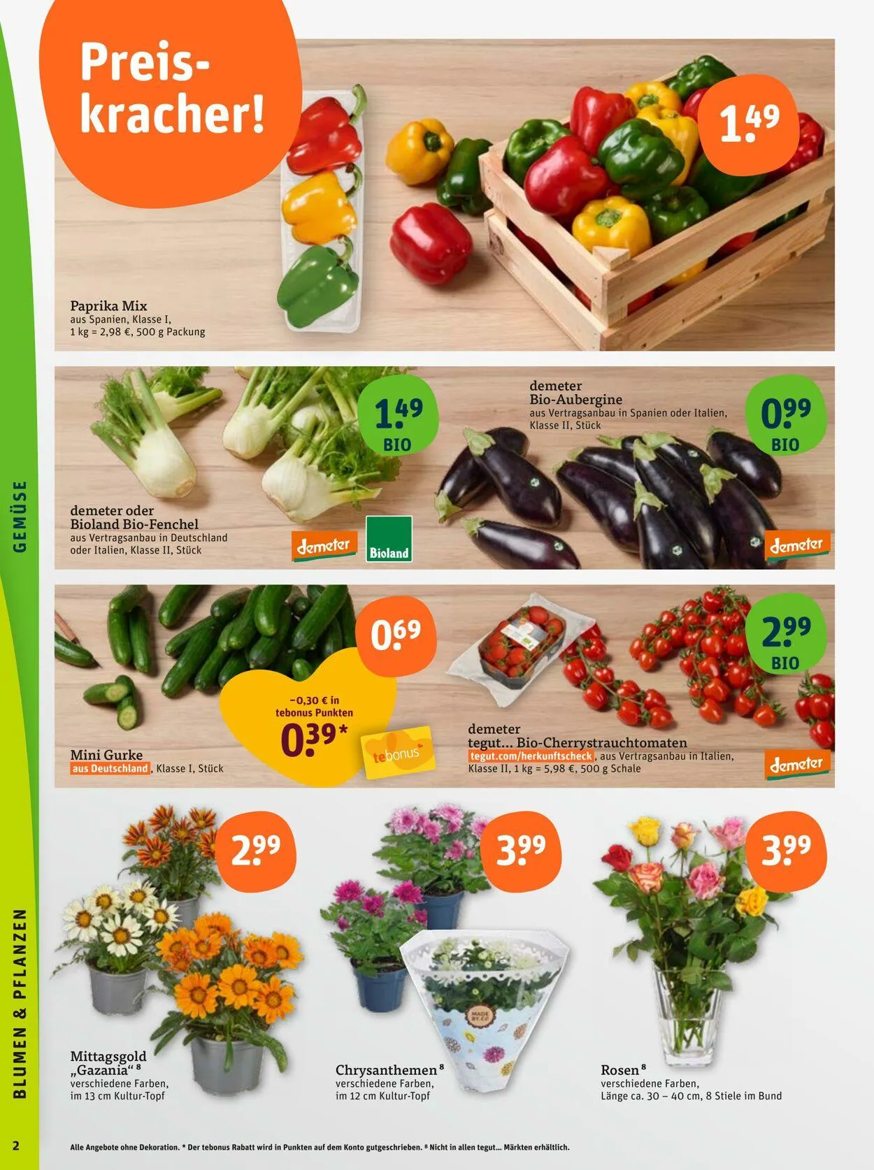 Tegut Aktueller Prospekt von 30. Juni bis 6. Juli 2025 - Prospekt seite 4