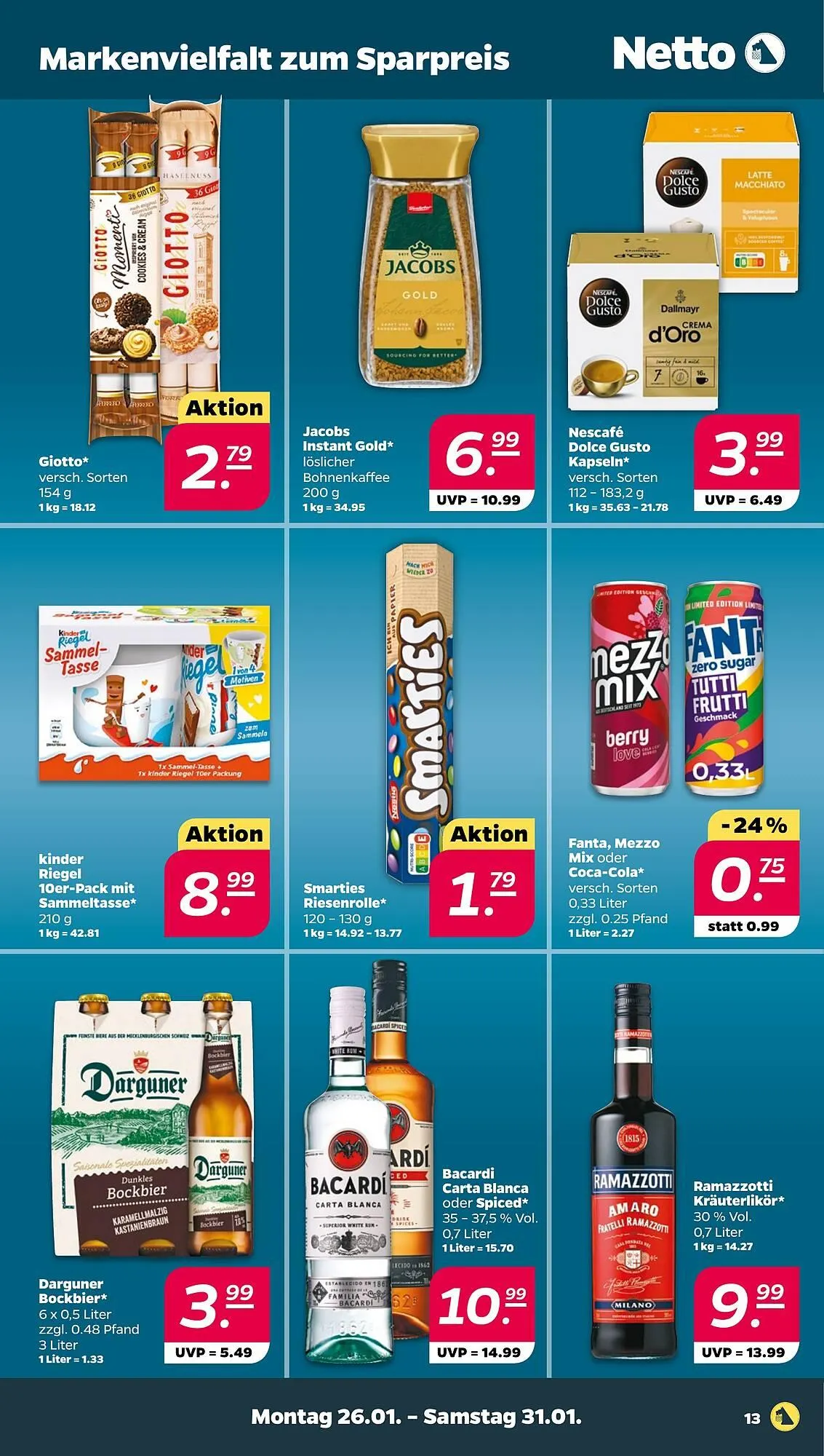 NETTO Prospekt von 26. Januar bis 31. Januar 2026 - Prospekt seite 13