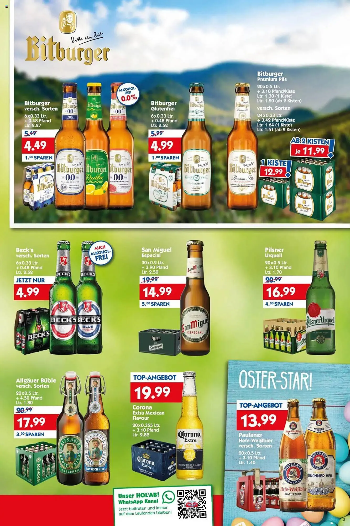 Hol'ab Getränkemarkt Prospekt von 7. April bis 12. April 2025 - Prospekt seite 3