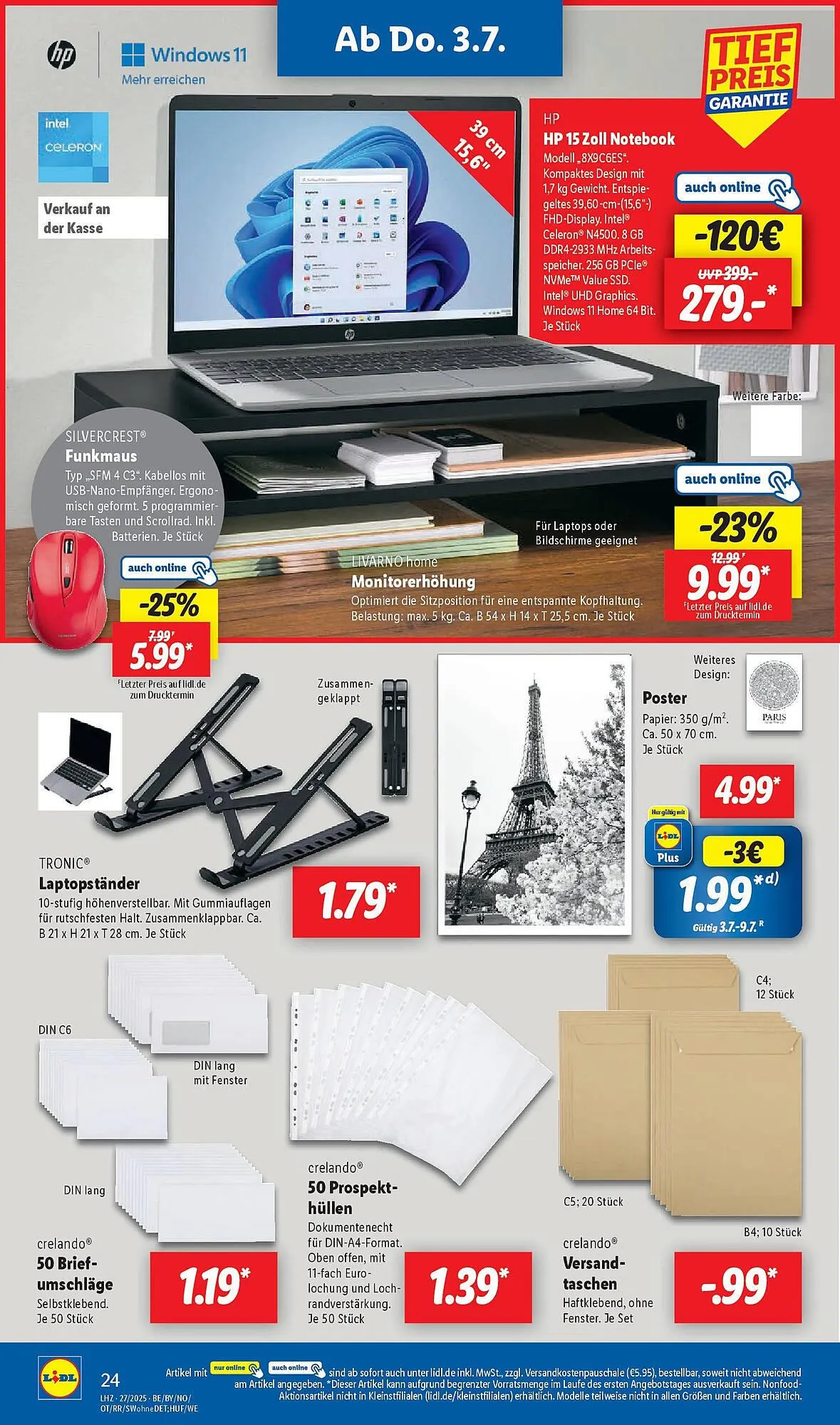 Lidl Prospekt von 29. Juni bis 5. Juli 2025 - Prospekt seite 34