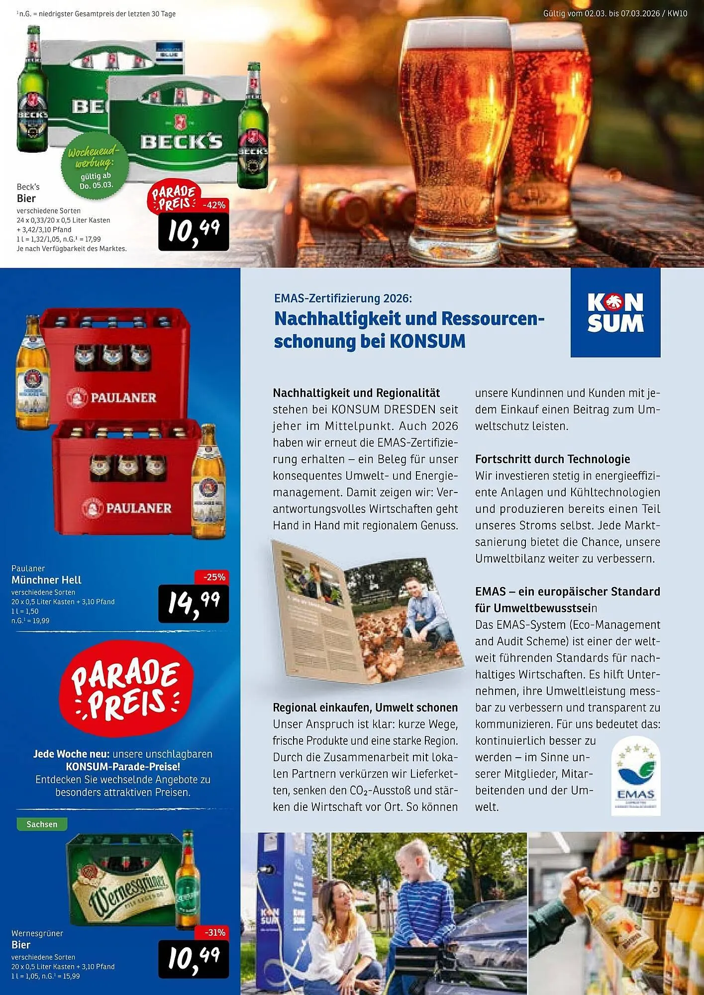 KONSUM Prospekt von 2. März bis 7. März 2026 - Prospekt seite 3