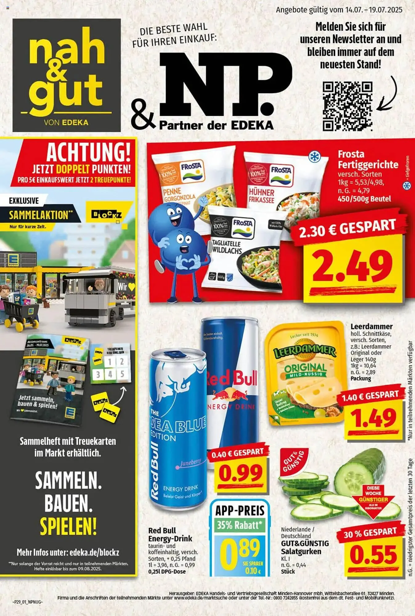 NP Discount Prospekt von 14. Juli bis 19. Juli 2025 - Prospekt seite 1