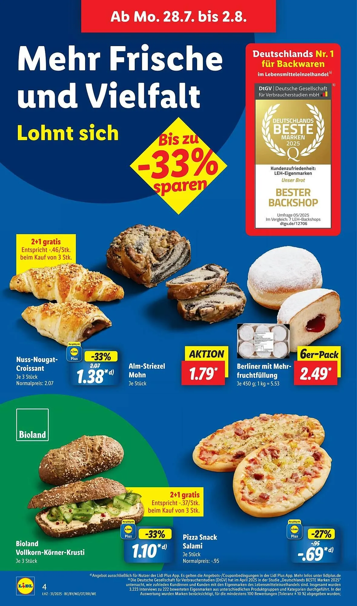 Lidl Prospekt von 28. Juli bis 3. August 2025 - Prospekt seite 4