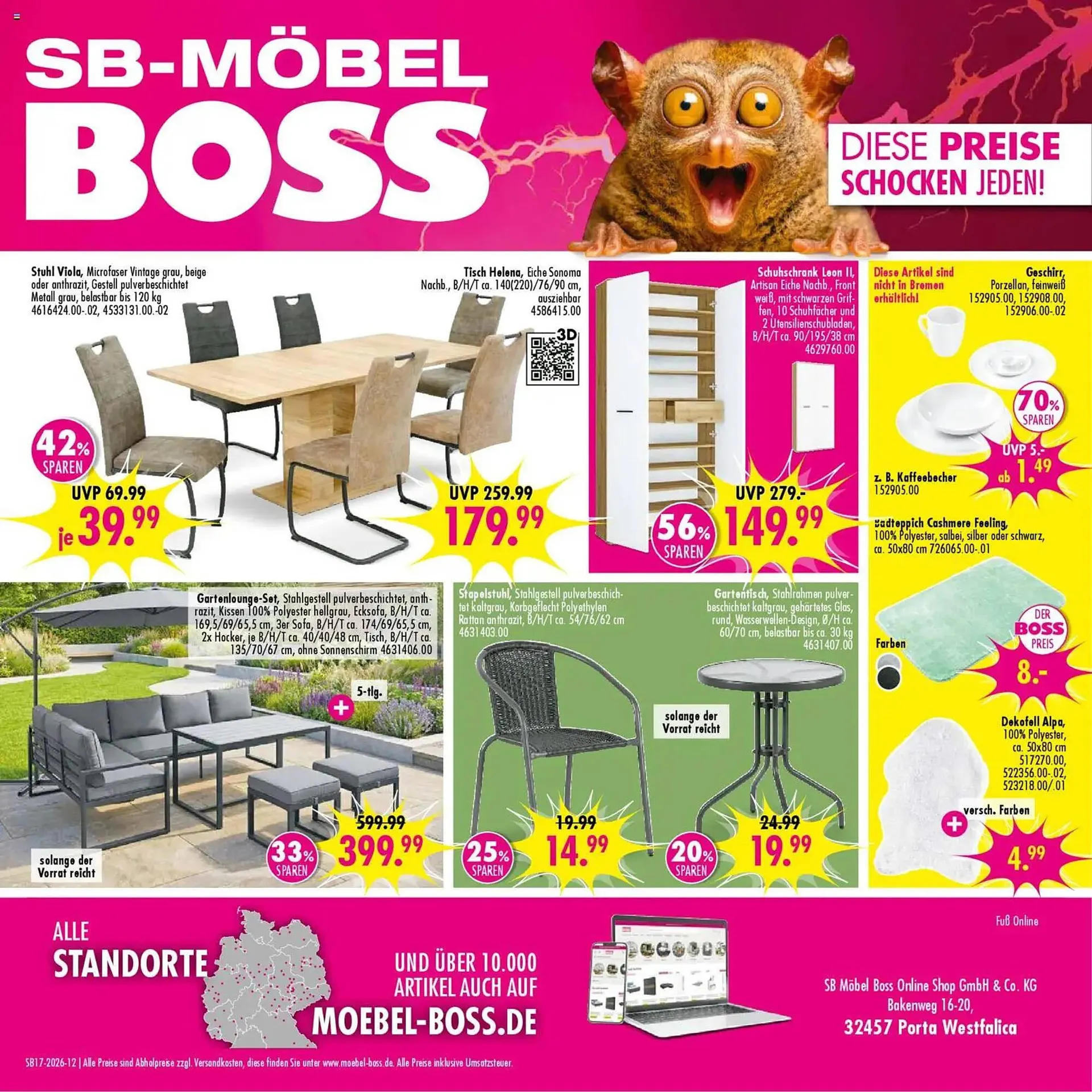 Möbel Boss Prospekt von 18. April bis 24. April 2026 - Prospekt seite 12