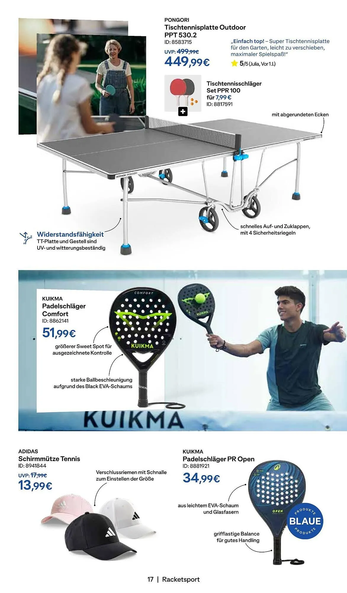 Decathlon Prospekt von 5. Juni bis 27. Juli 2025 - Prospekt seite 17