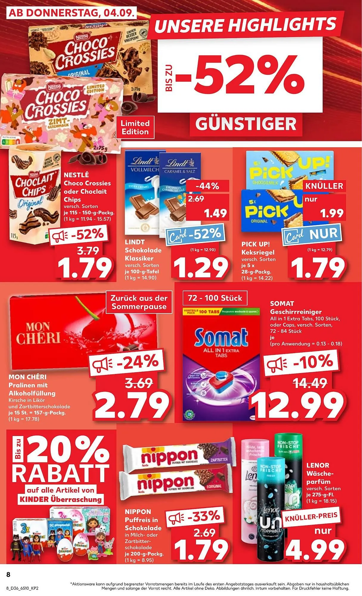 Kaufland Prospekt von 4. September bis 10. September 2025 - Prospekt seite 8