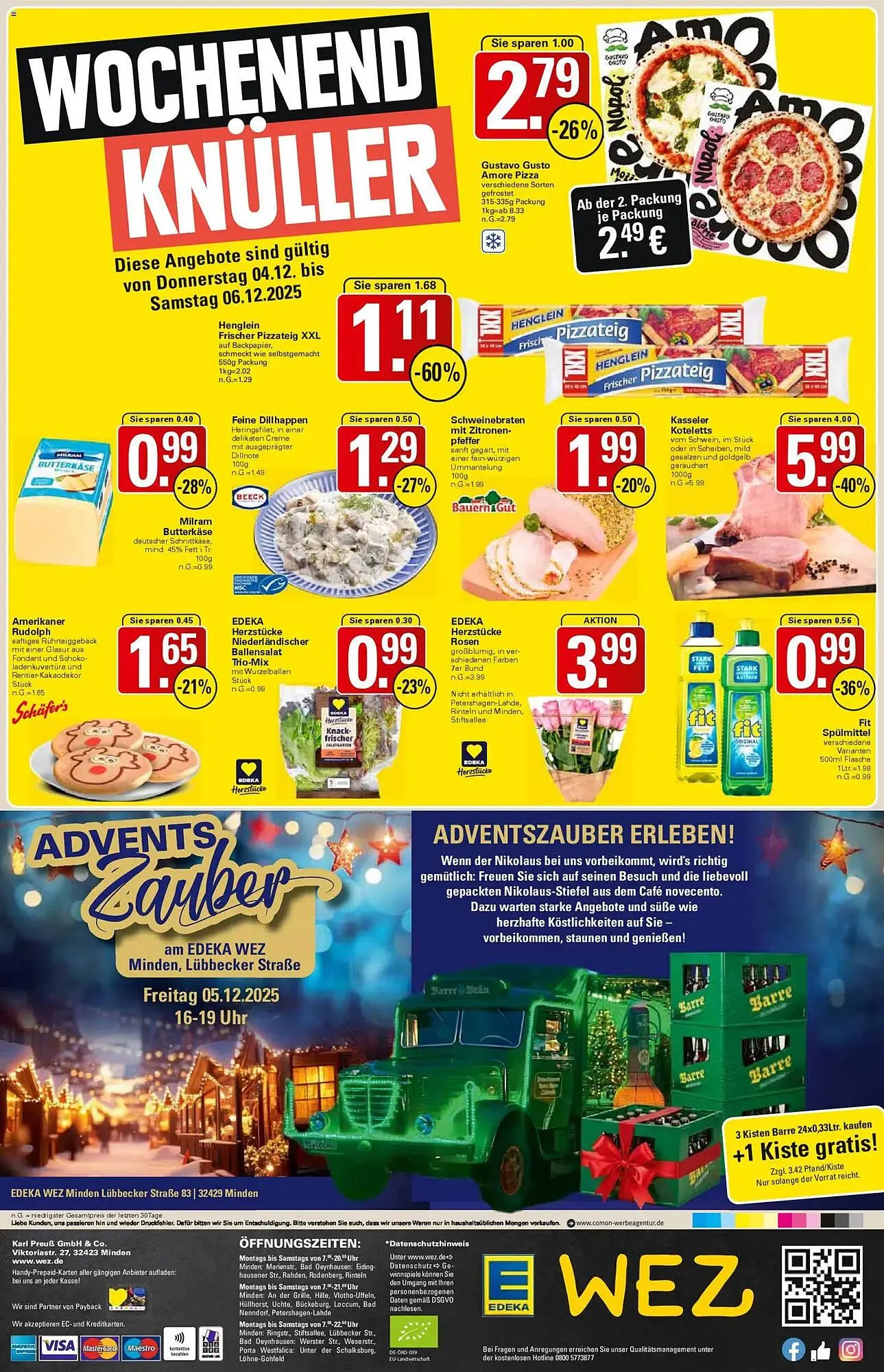 WEZ Prospekt von 1. Dezember bis 6. Dezember 2025 - Prospekt seite 16