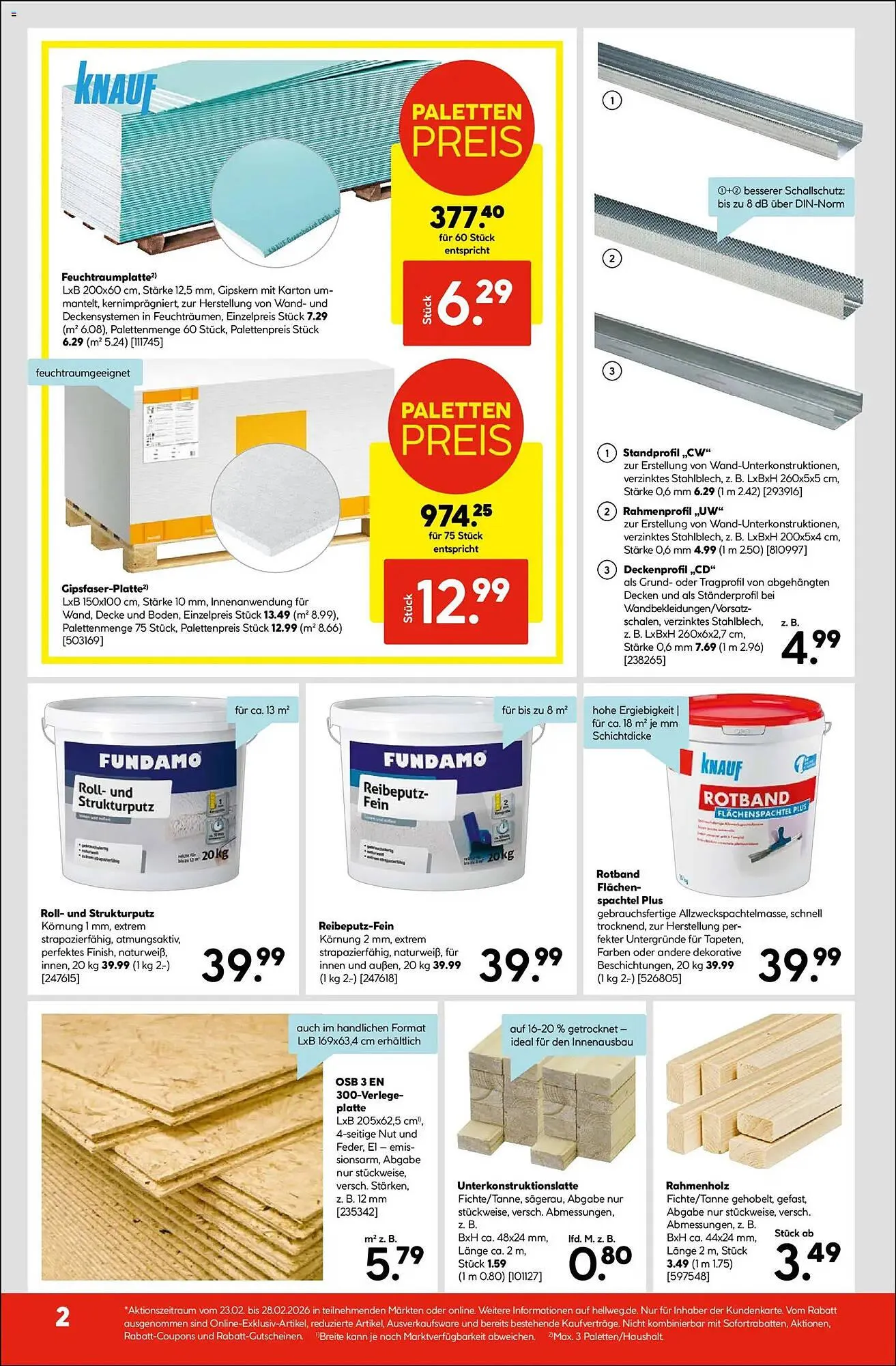 Hellweg Prospekt von 23. Februar bis 28. Februar 2026 - Prospekt seite 2