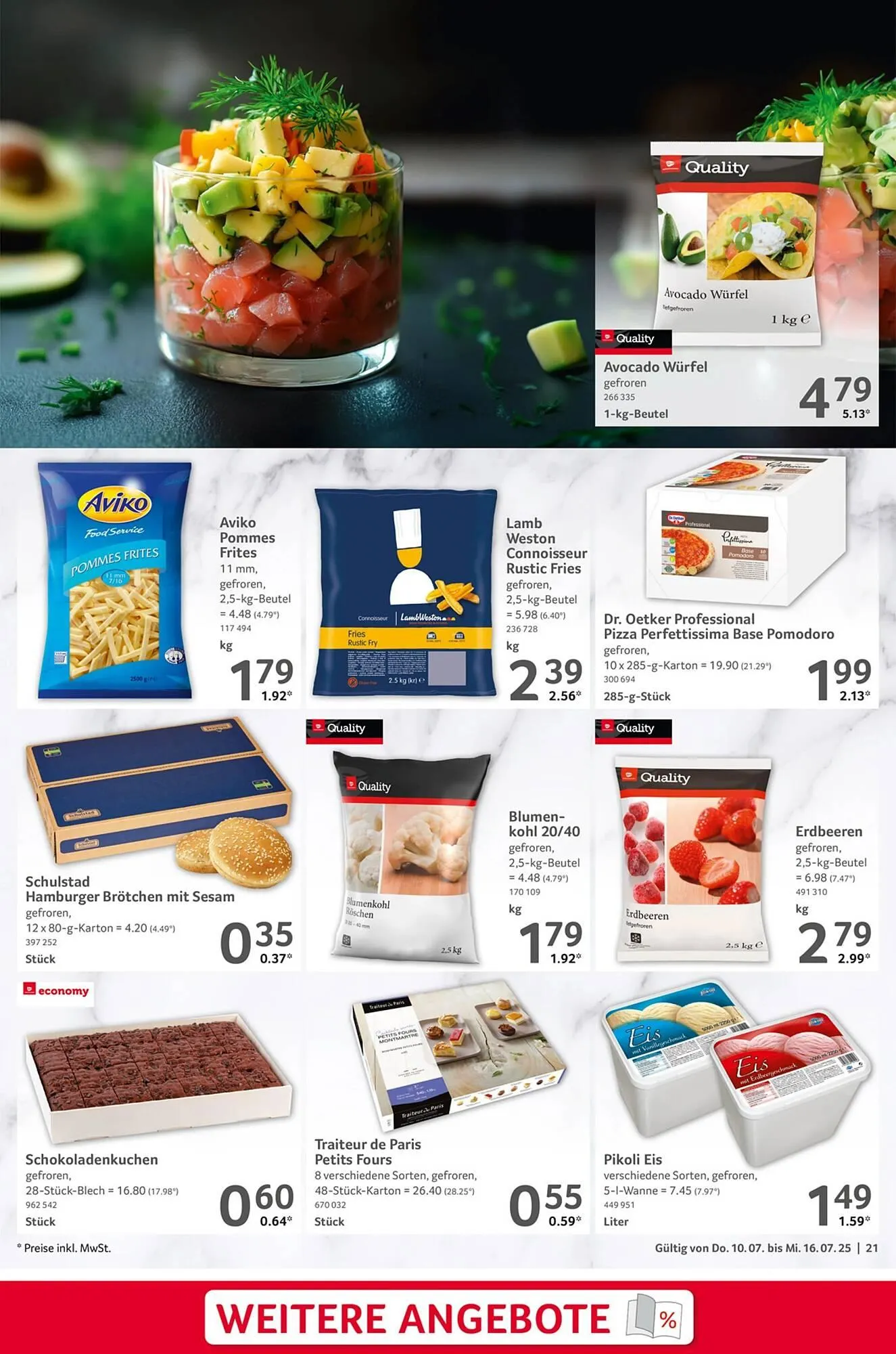 Selgros Prospekt von 10. Juli bis 17. Juli 2025 - Prospekt seite 21