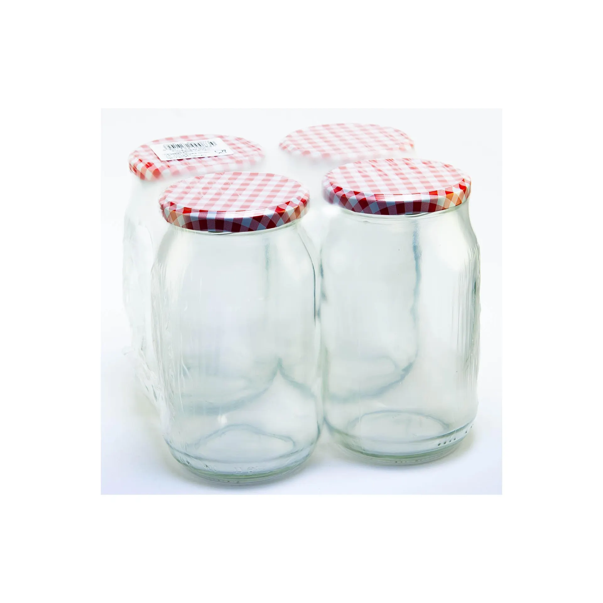 Einmachglas m. Deckel 4er Pack 900ml