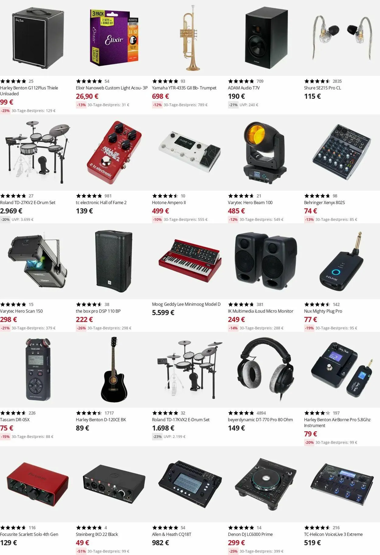 Thomann Aktueller Prospekt von 14. April bis 23. April 2025 - Prospekt seite 6