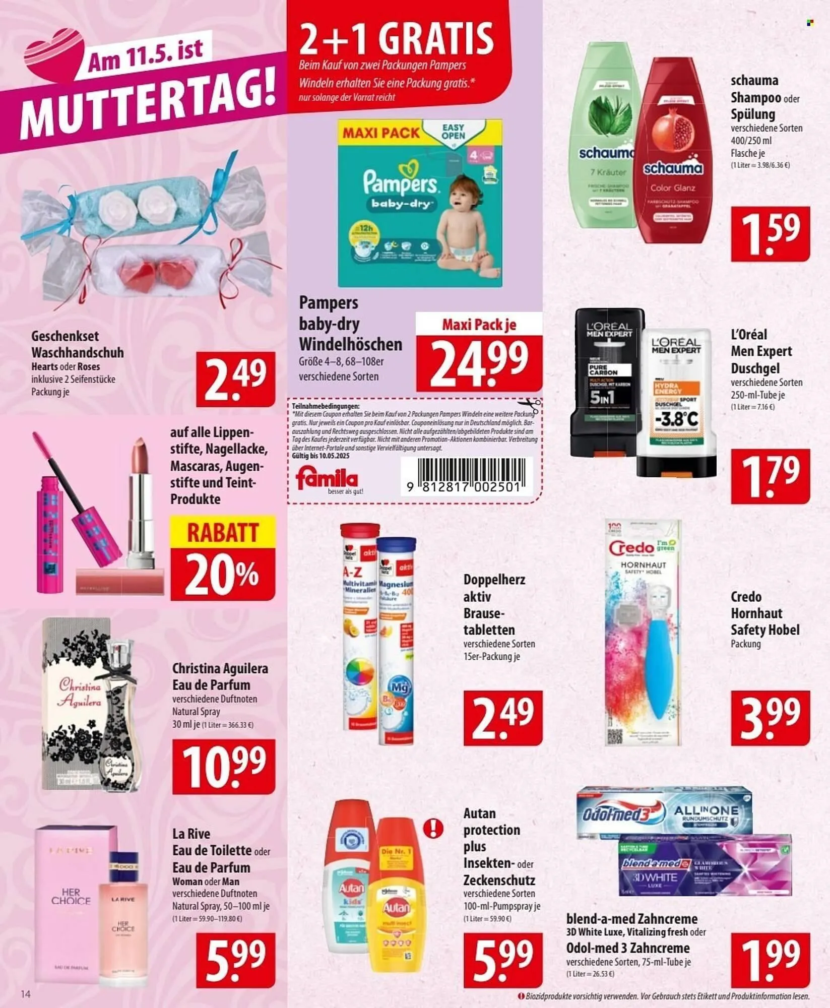 Famila Nord Ost Prospekt von 5. Mai bis 10. Mai 2025 - Prospekt seite 14