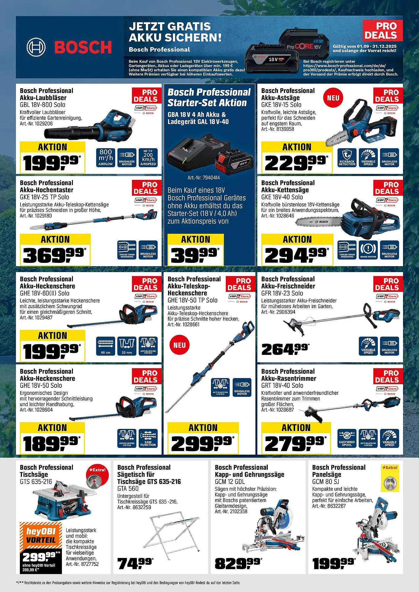 OBI Prospekt von 31. August bis 14. September 2025 - Prospekt seite 12