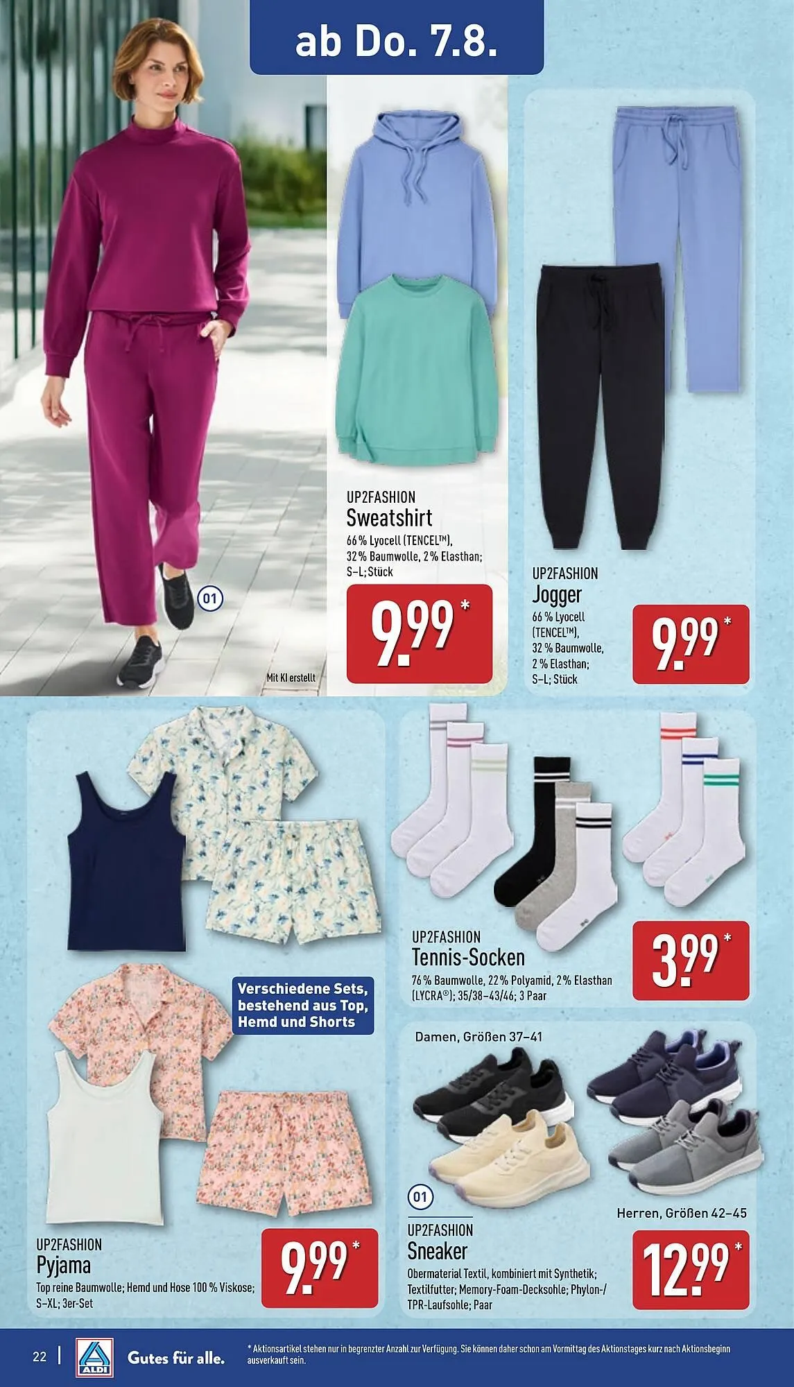 Aldi Nord Prospekt von 4. August bis 9. August 2025 - Prospekt seite 22