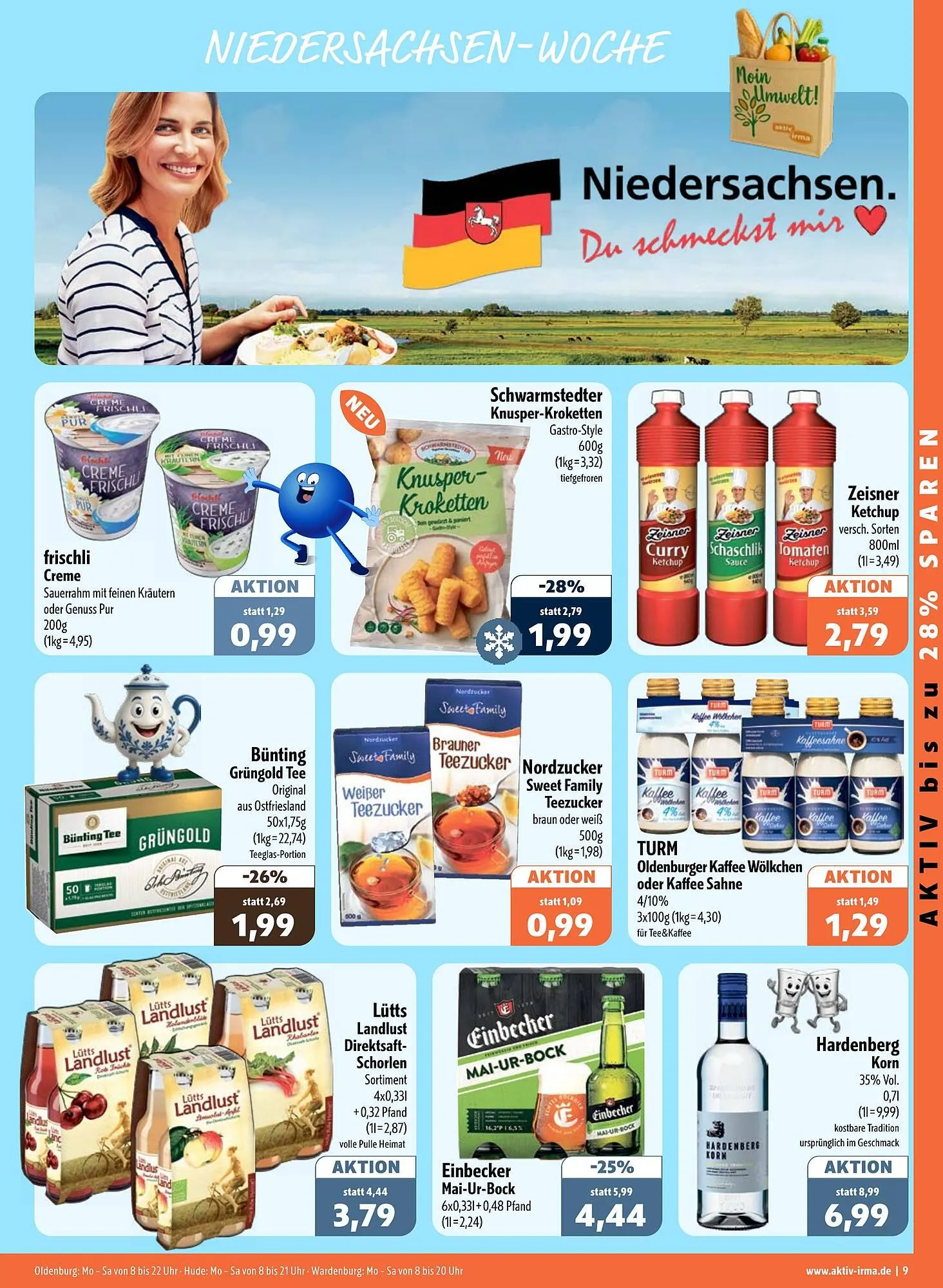 Aktiv Irma Prospekt von 13. April bis 18. April 2026 - Prospekt seite 9