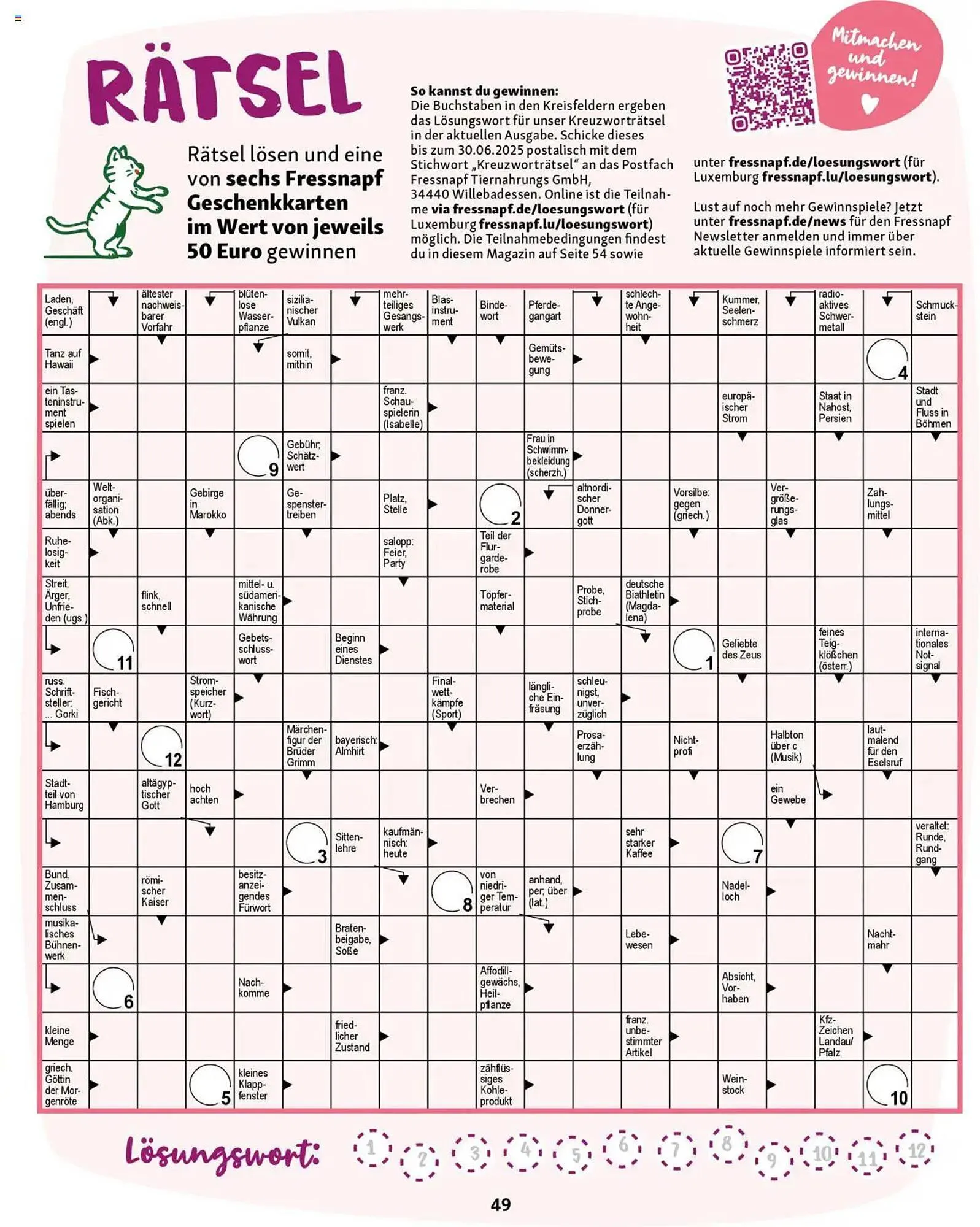 Fressnapf Prospekt von 1. Mai bis 30. Juni 2025 - Prospekt seite 49