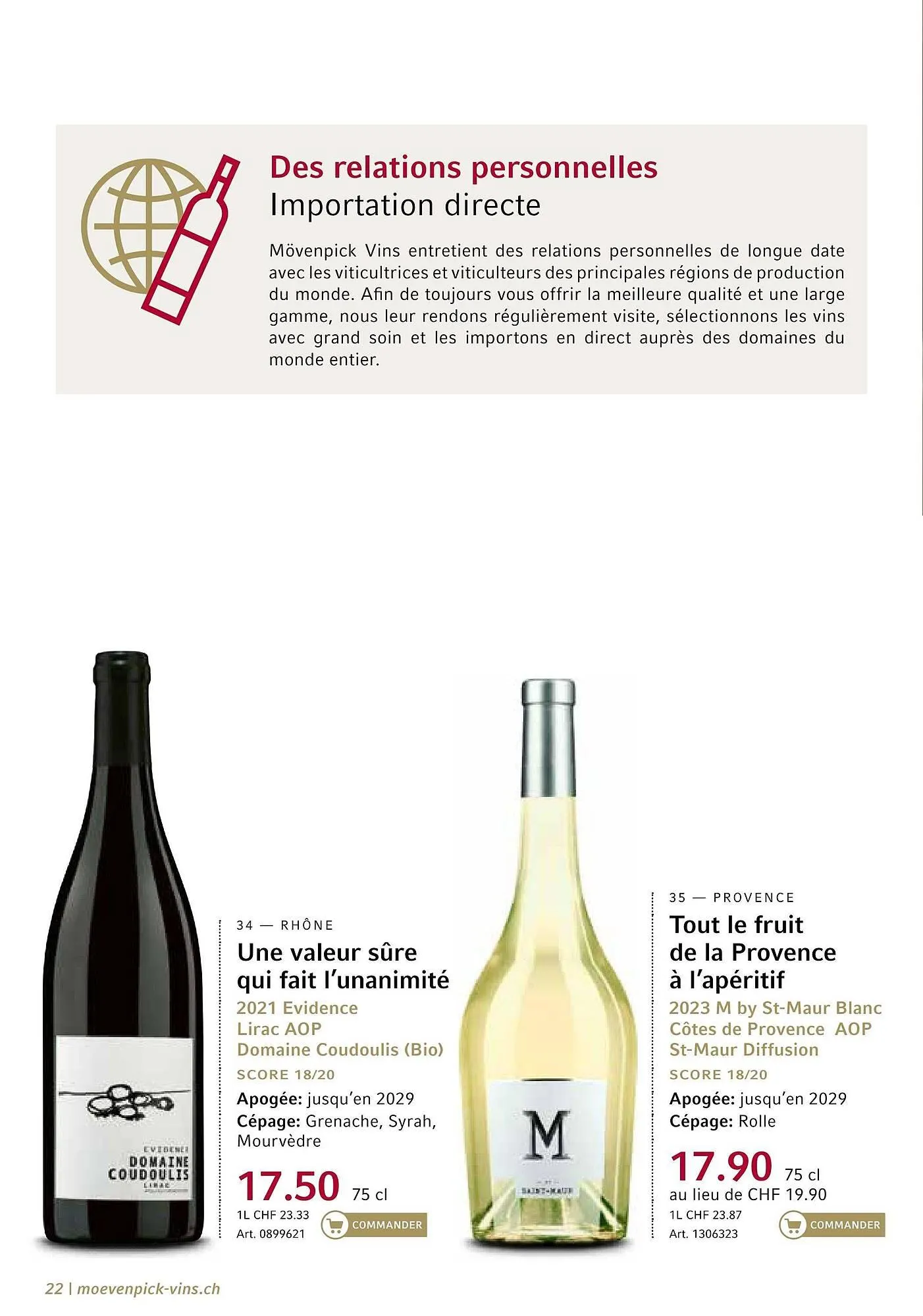 Mövenpick Wein Prospekt von 29. April bis 3. Mai 2025 - Prospekt seite 22