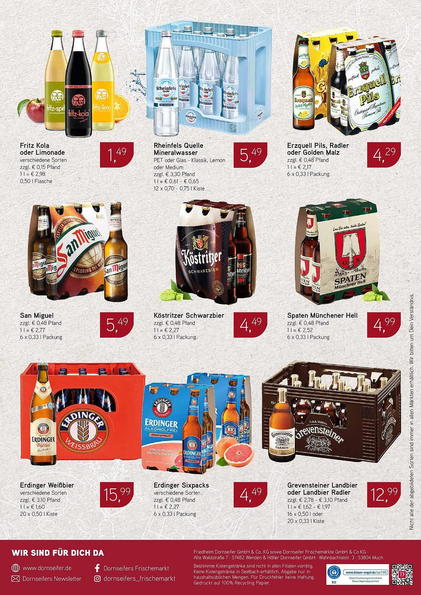 Dornseifer Prospekt von 27. März bis 5. April 2025 - Prospekt seite 16