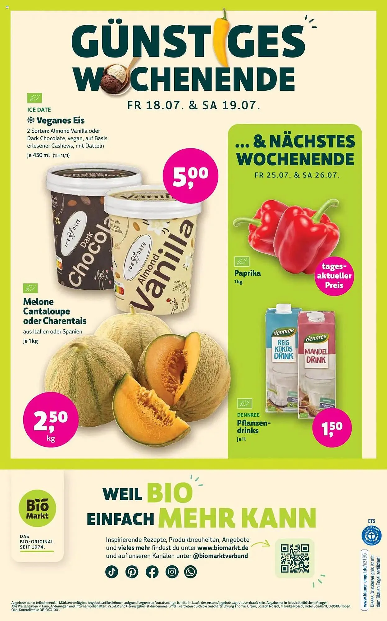 Biomarkt Prospekt von 16. Juli bis 29. Juli 2025 - Prospekt seite 16