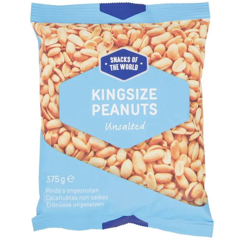 Snacks of the World Ungesalzene Erdnüsse