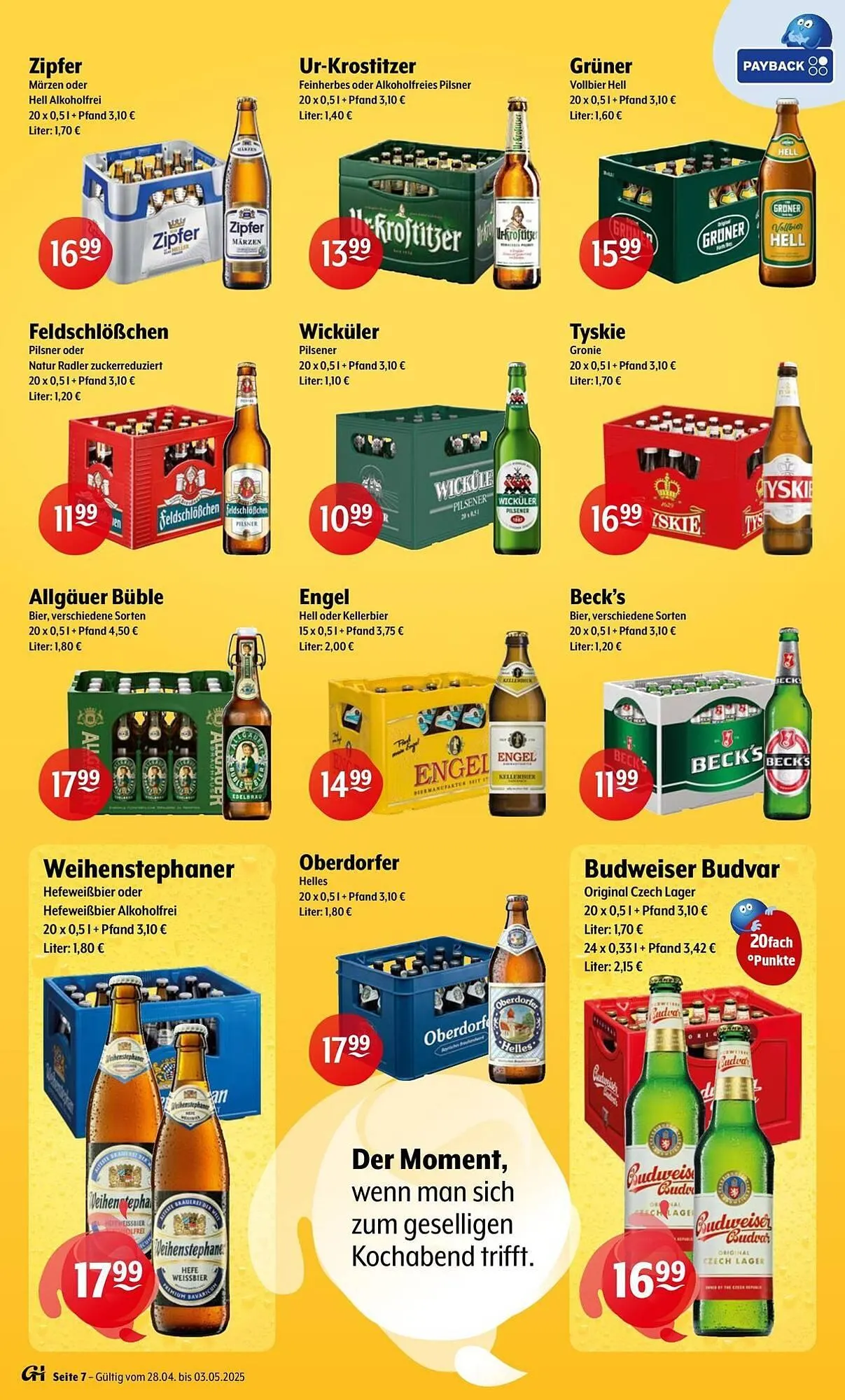 Getränke Hoffmann Prospekt von 28. April bis 3. Mai 2025 - Prospekt seite 7