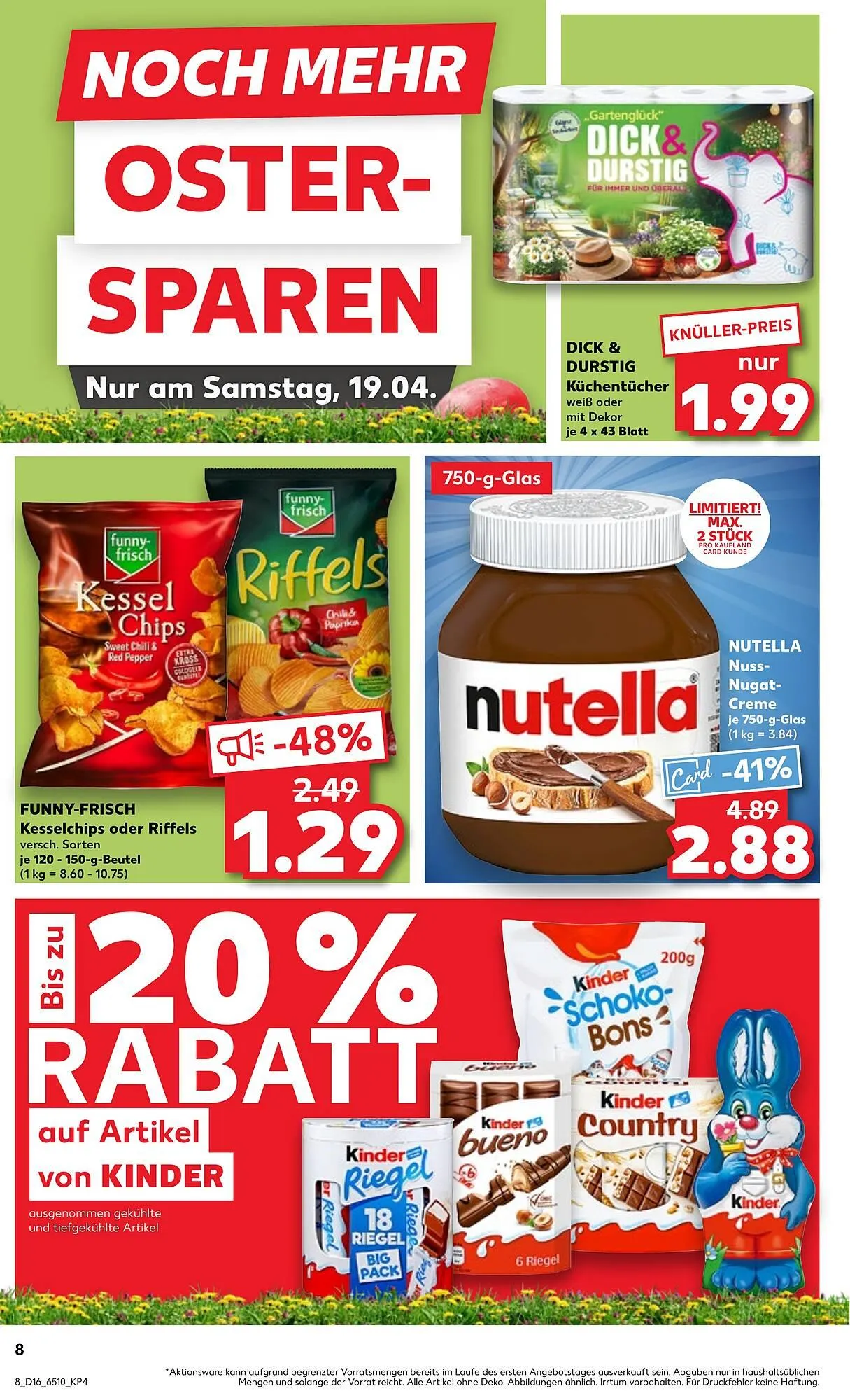 Kaufland Prospekt von 17. April bis 23. April 2025 - Prospekt seite 8