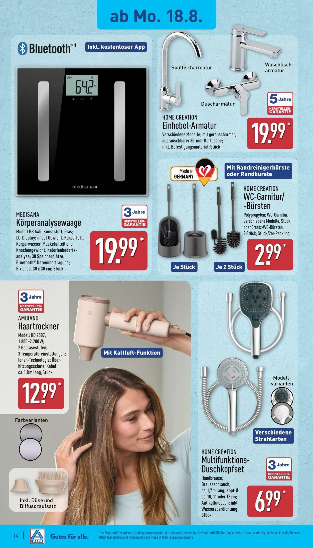 Aldi-Nord von 18. August bis 23. August 2025 - Prospekt seite 14