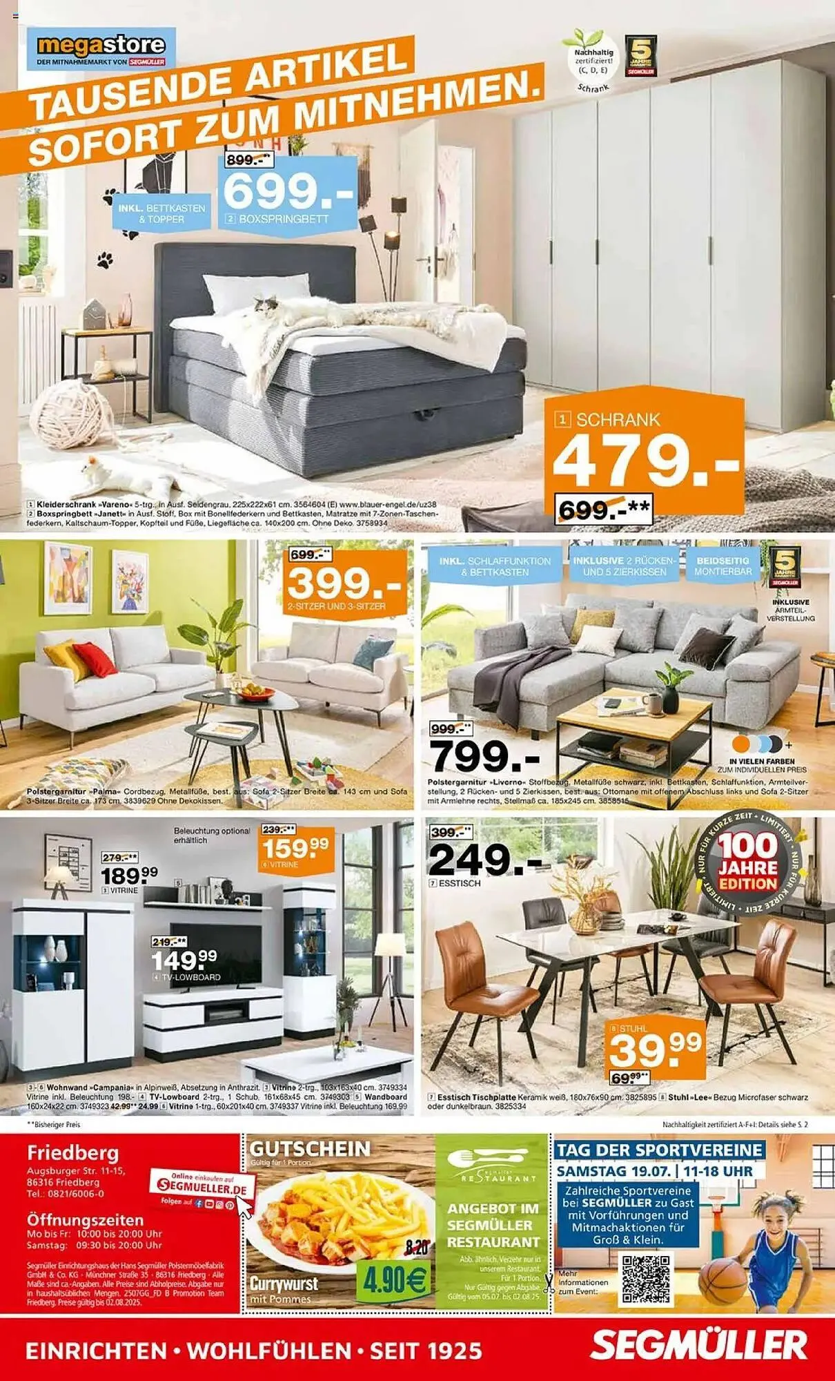 Segmüller Prospekt von 13. Juli bis 19. Juli 2025 - Prospekt seite 8