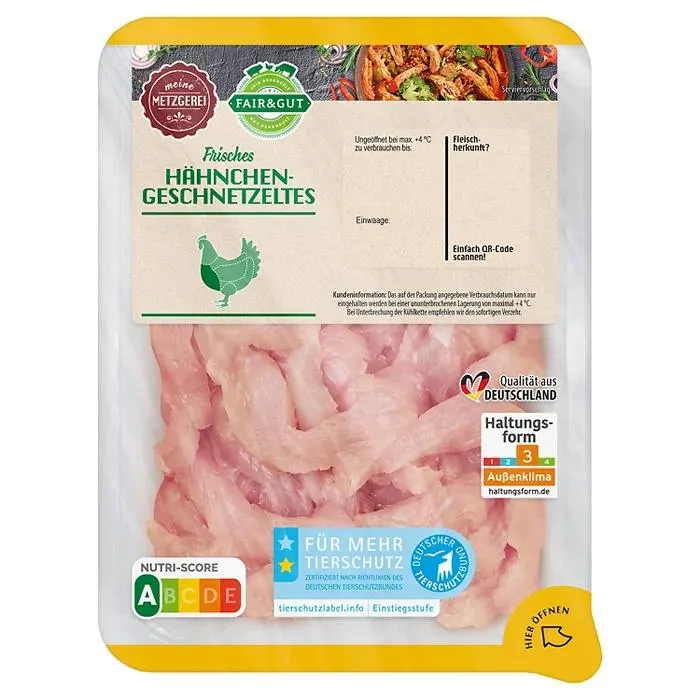 FAIR & GUT Hähnchen Geschnetzeltes 350 g