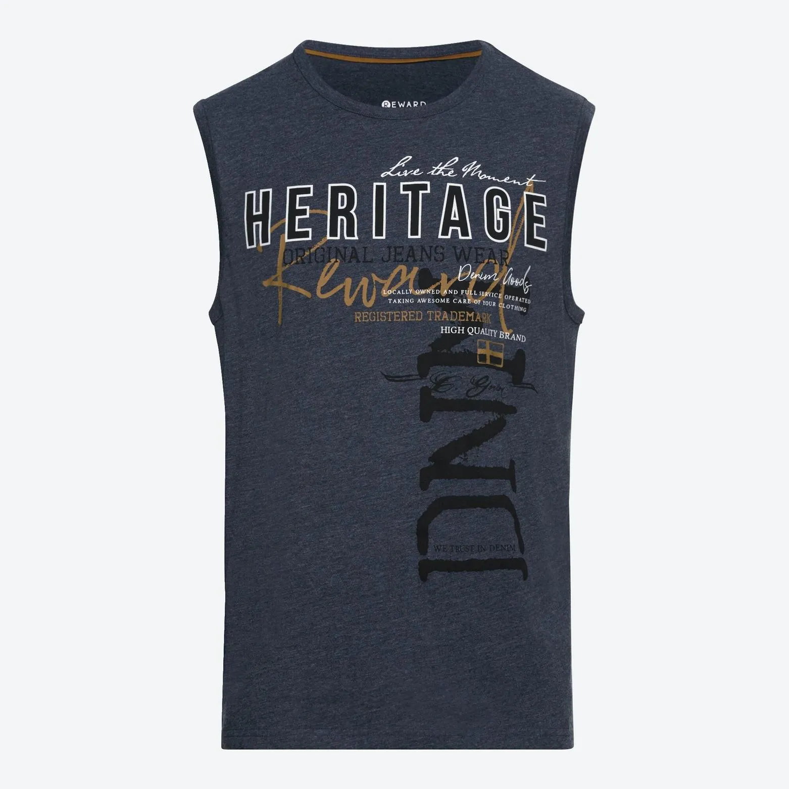 Herren-Muskelshirt mit breiten Trägern