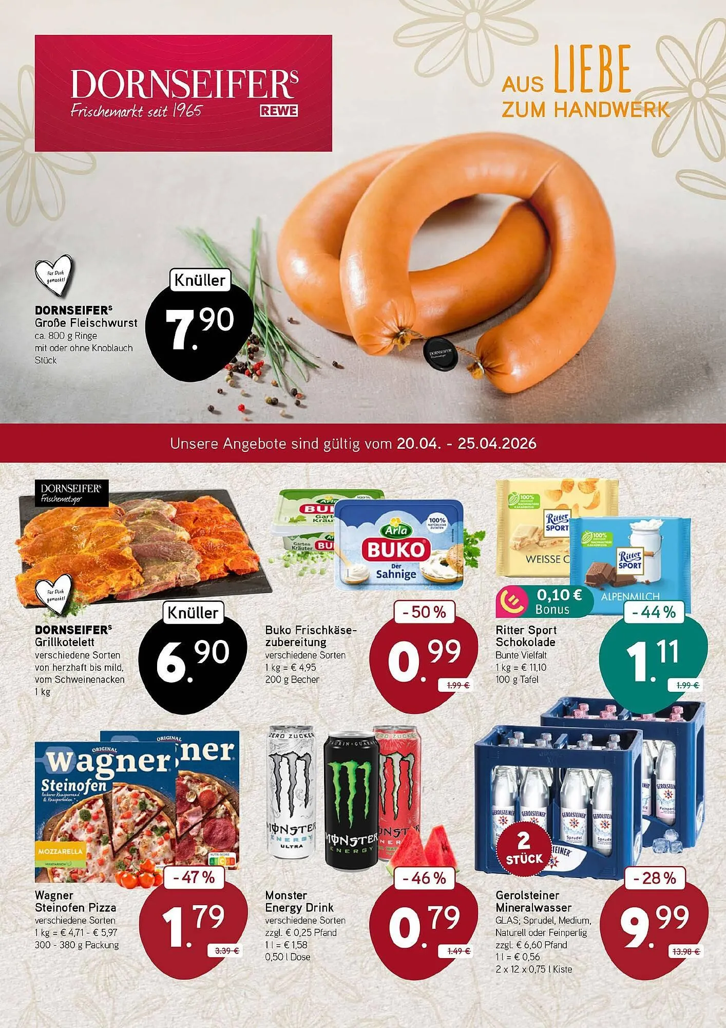 Dornseifer Prospekt von 20. April bis 25. April 2026 - Prospekt seite 1