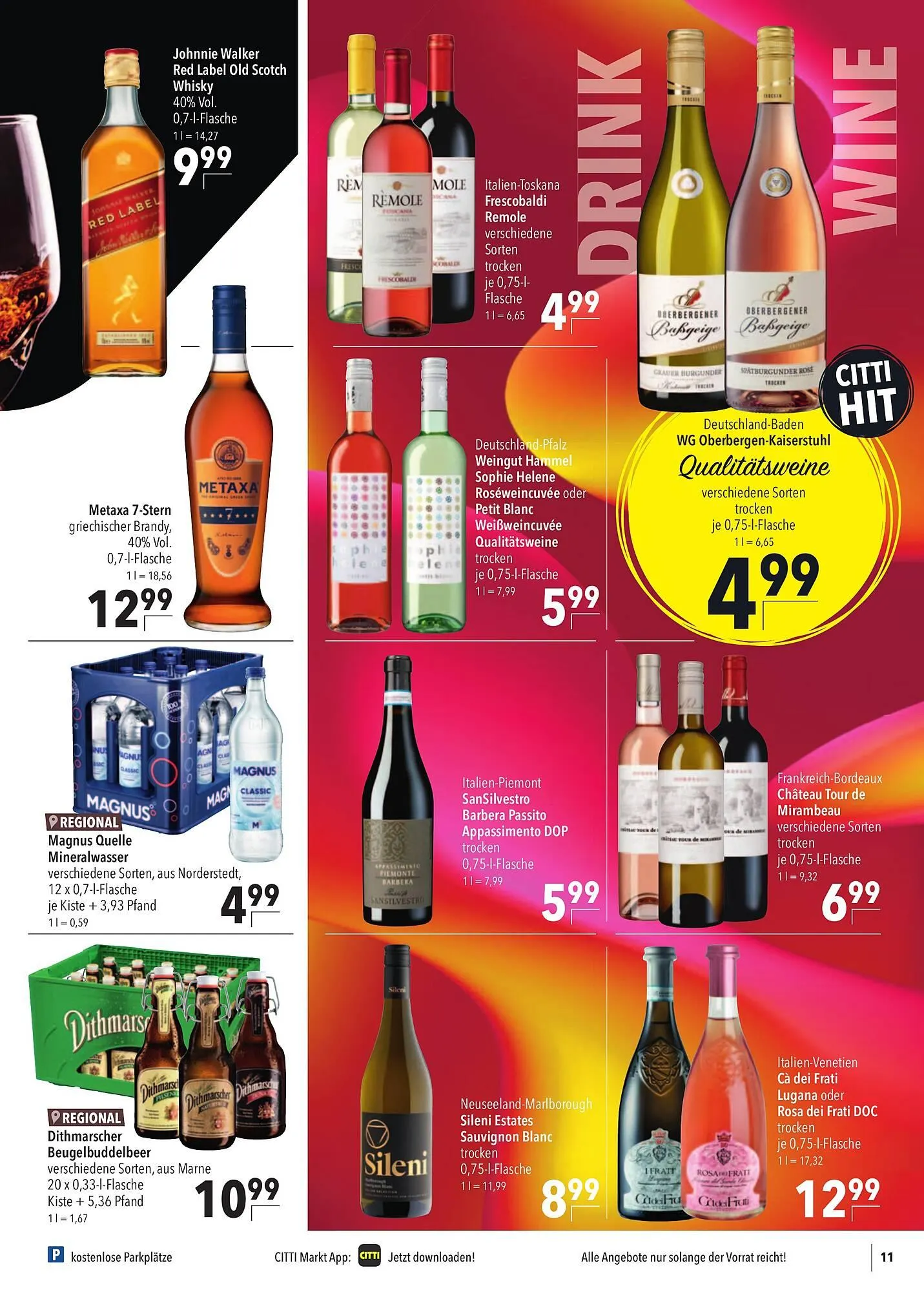 CITTI Markt Prospekt von 8. April bis 14. April 2026 - Prospekt seite 11